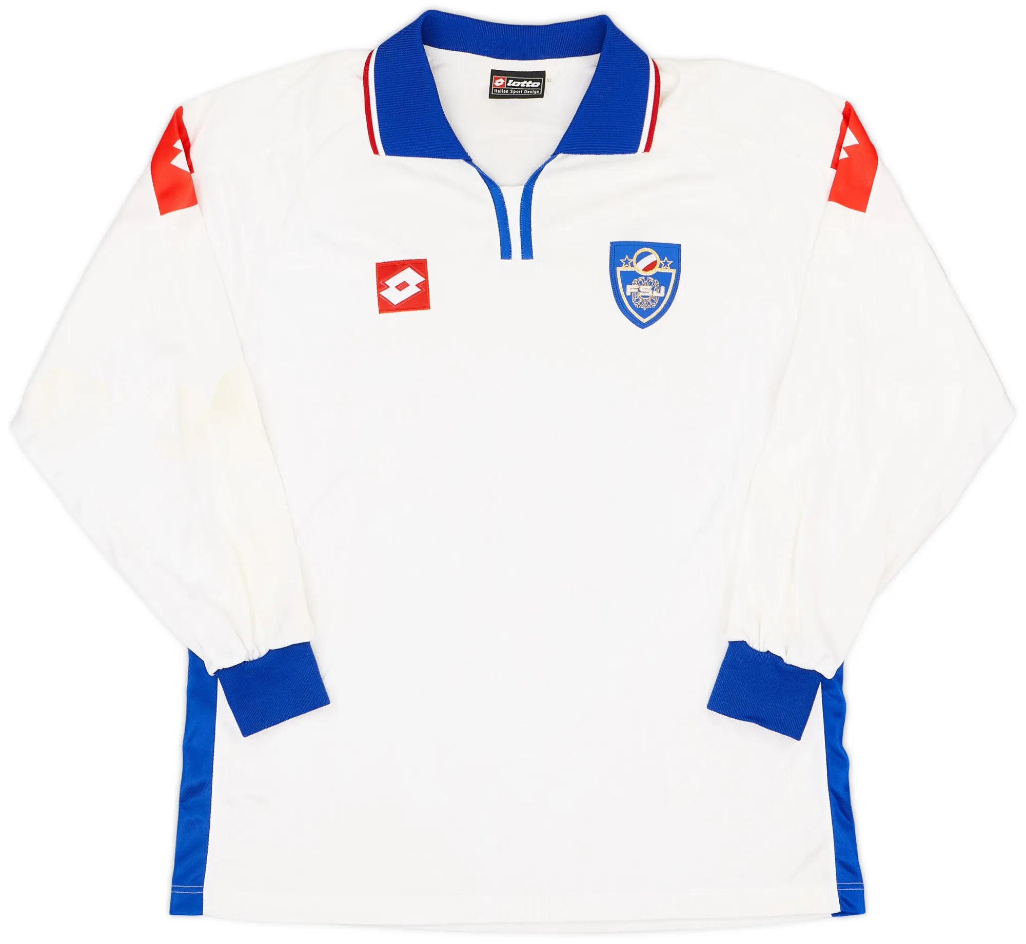 Lotto Yugoslavia Mens LS Away Shirt 2002