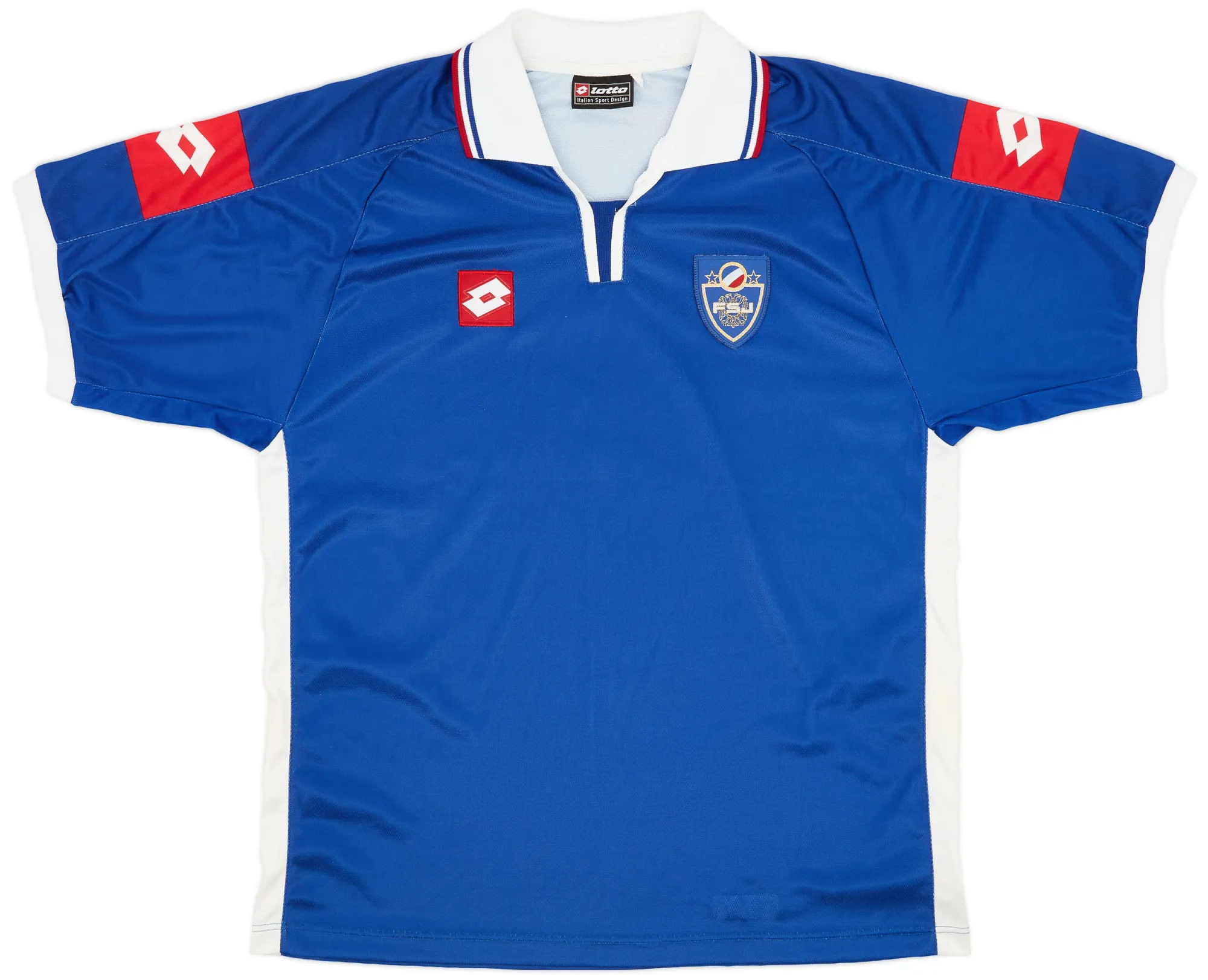 Lotto Yugoslavia Mens SS Home Shirt 2002