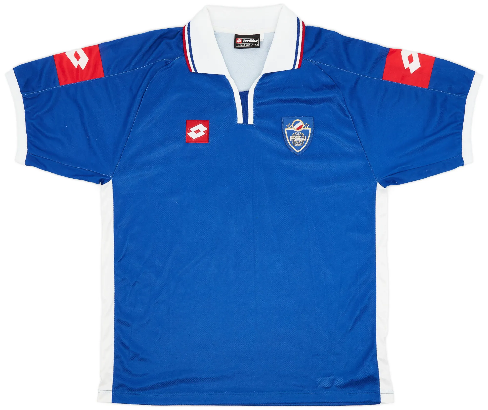 Lotto Yugoslavia Mens SS Home Shirt 2002