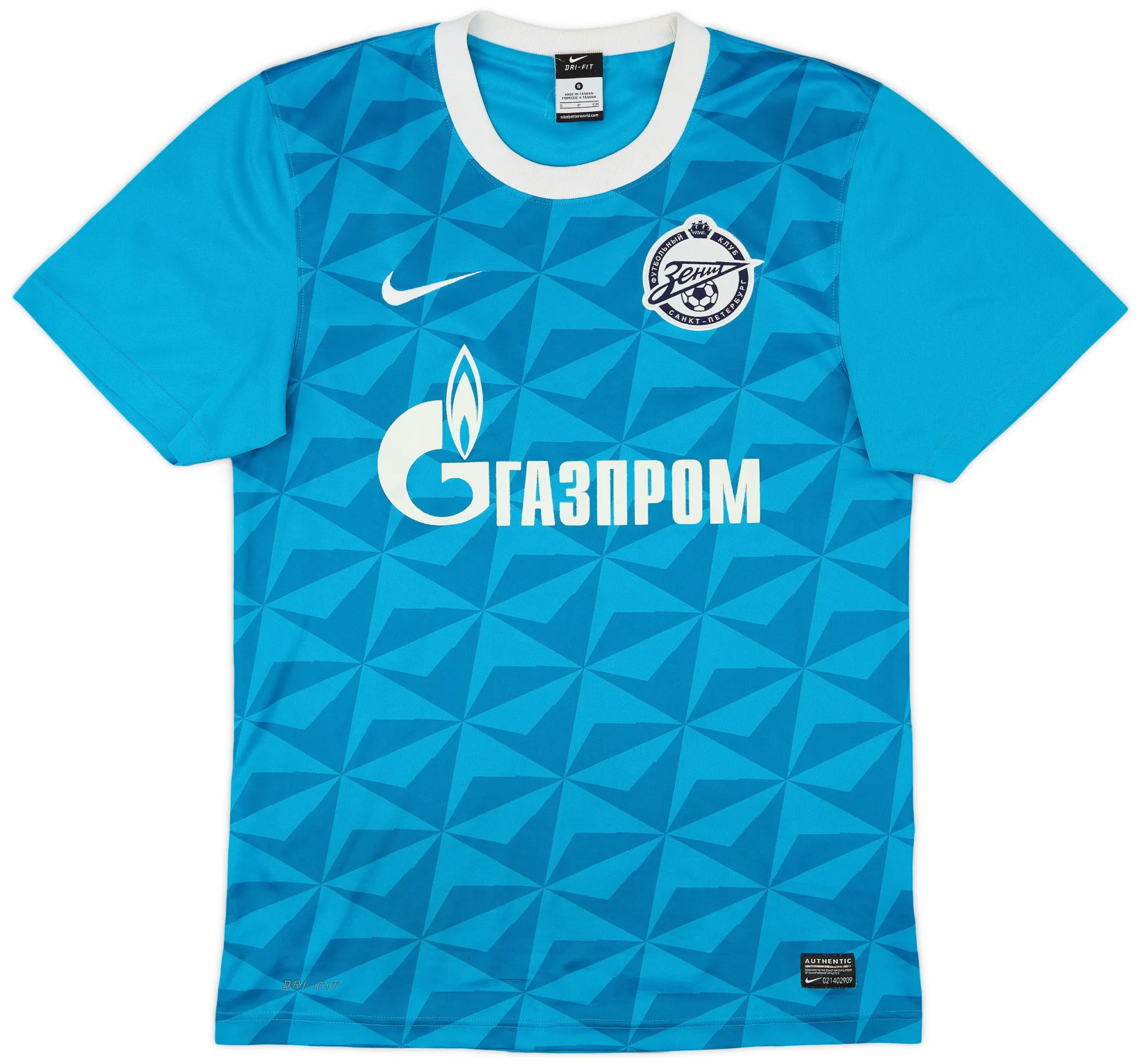 Nike Zenit Saint Petersburg Mens SS Home Shirt 2011/12