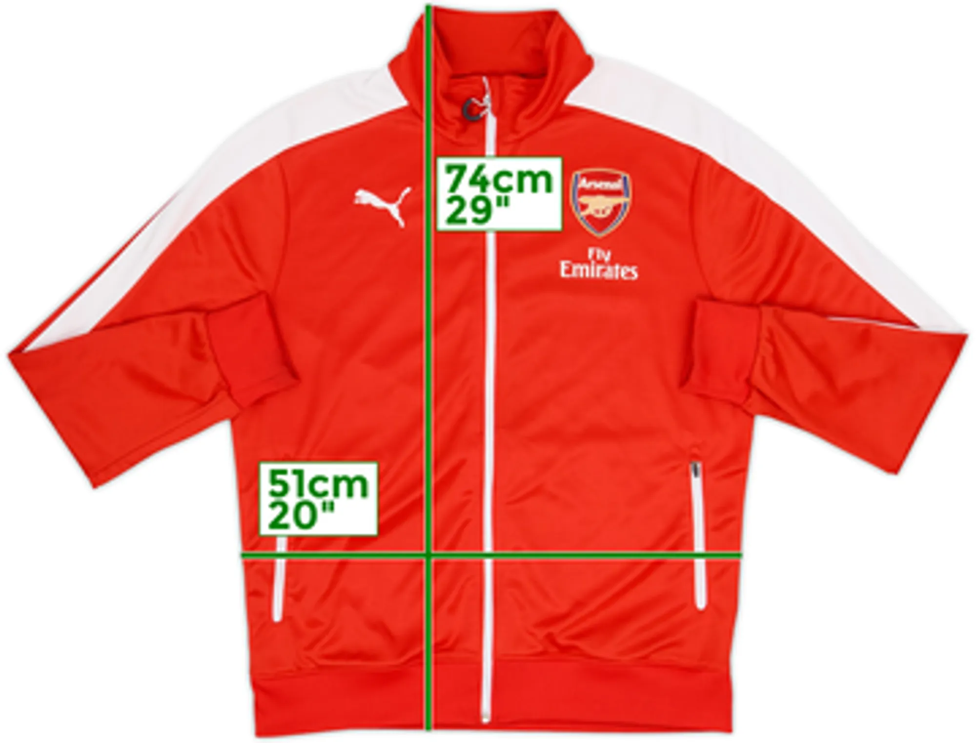 2014-15 Arsenal Puma Anthem Jacket - 8/10 - (M)