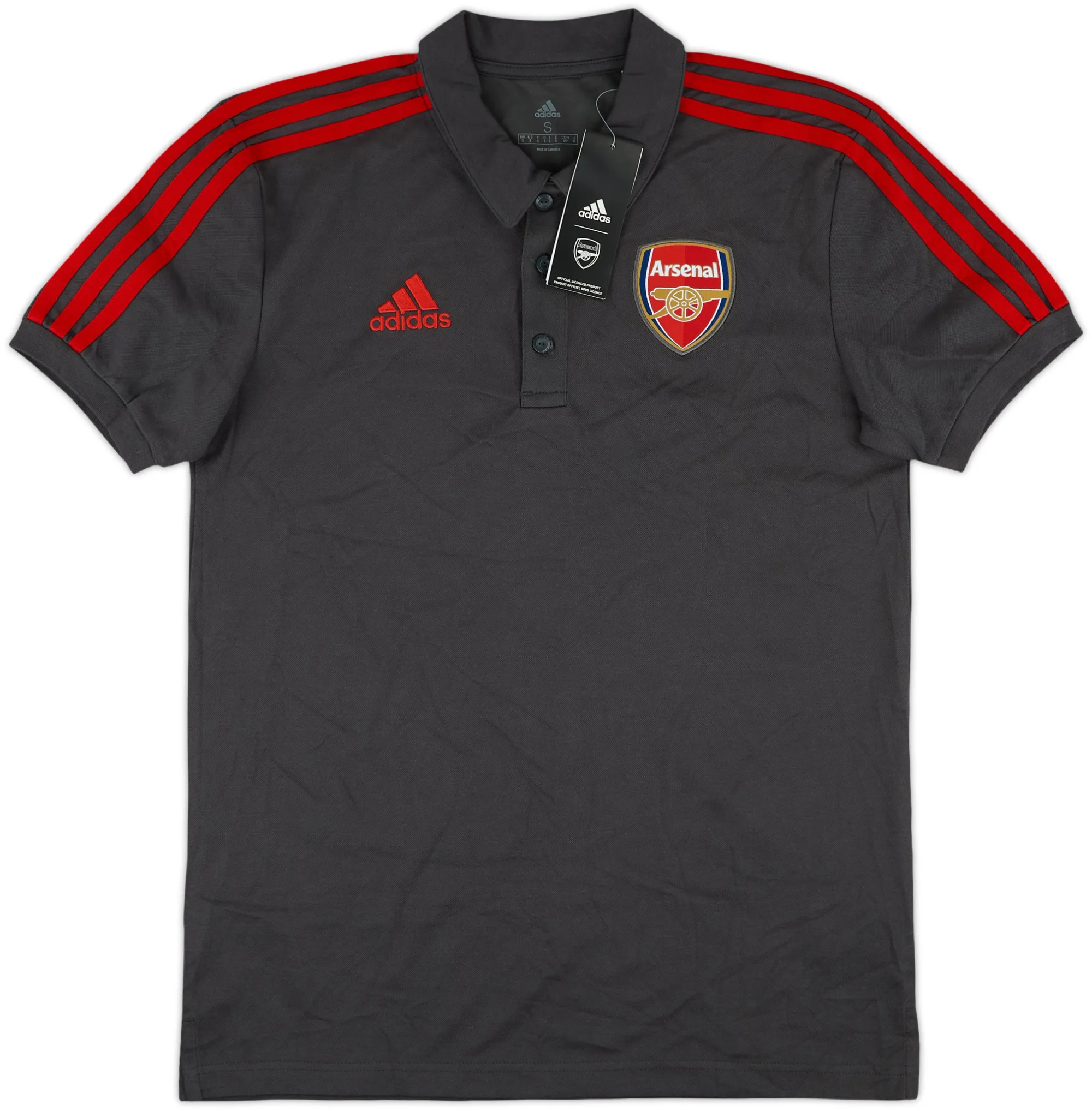 2020-21 Arsenal adidas Polo Shirt (S)