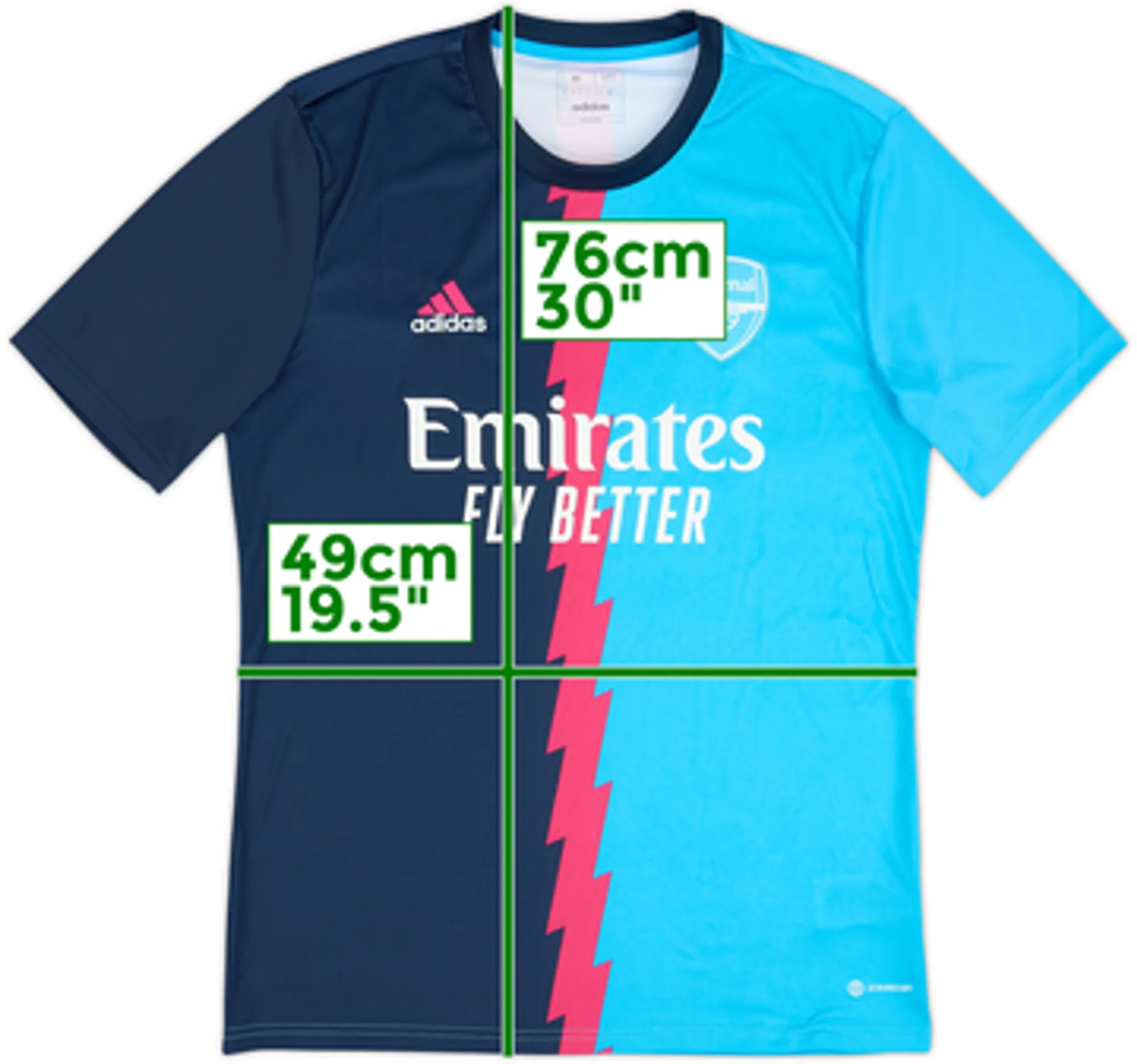 adidas Arsenal Mens SS Home Shirt 2022/23