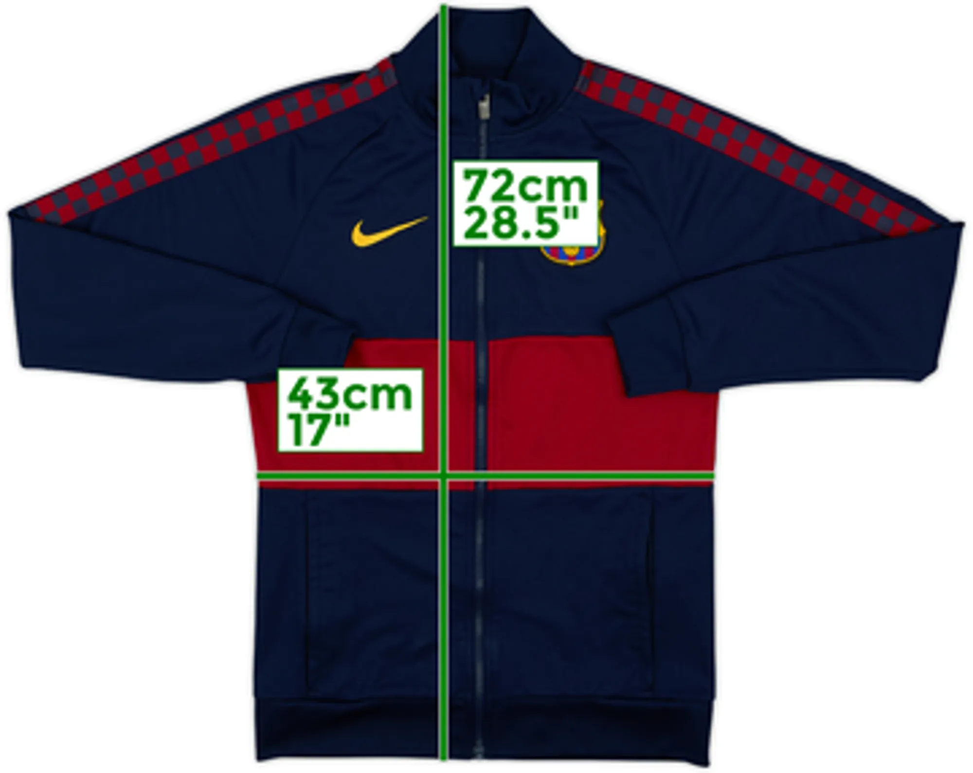 2019-20 Barcelona Nike Track Jacket - 8/10 - (L)
