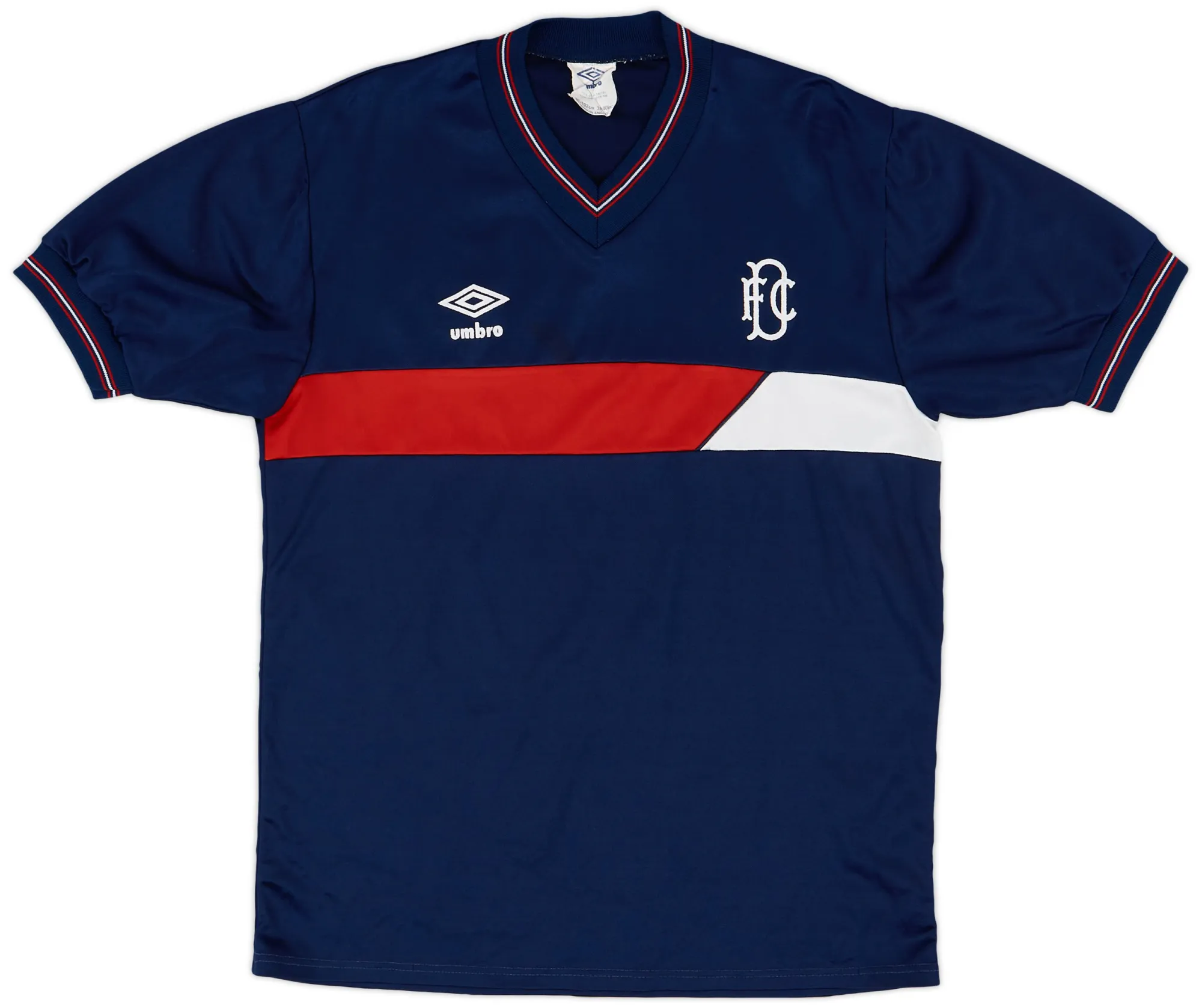 Umbro Dundee Mens SS Home Shirt 1985/87