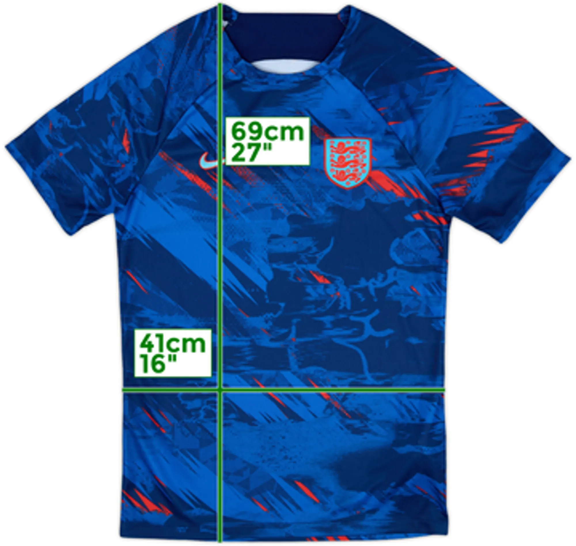 Nike England Mens SS Pre-Match Home Shirt 2022