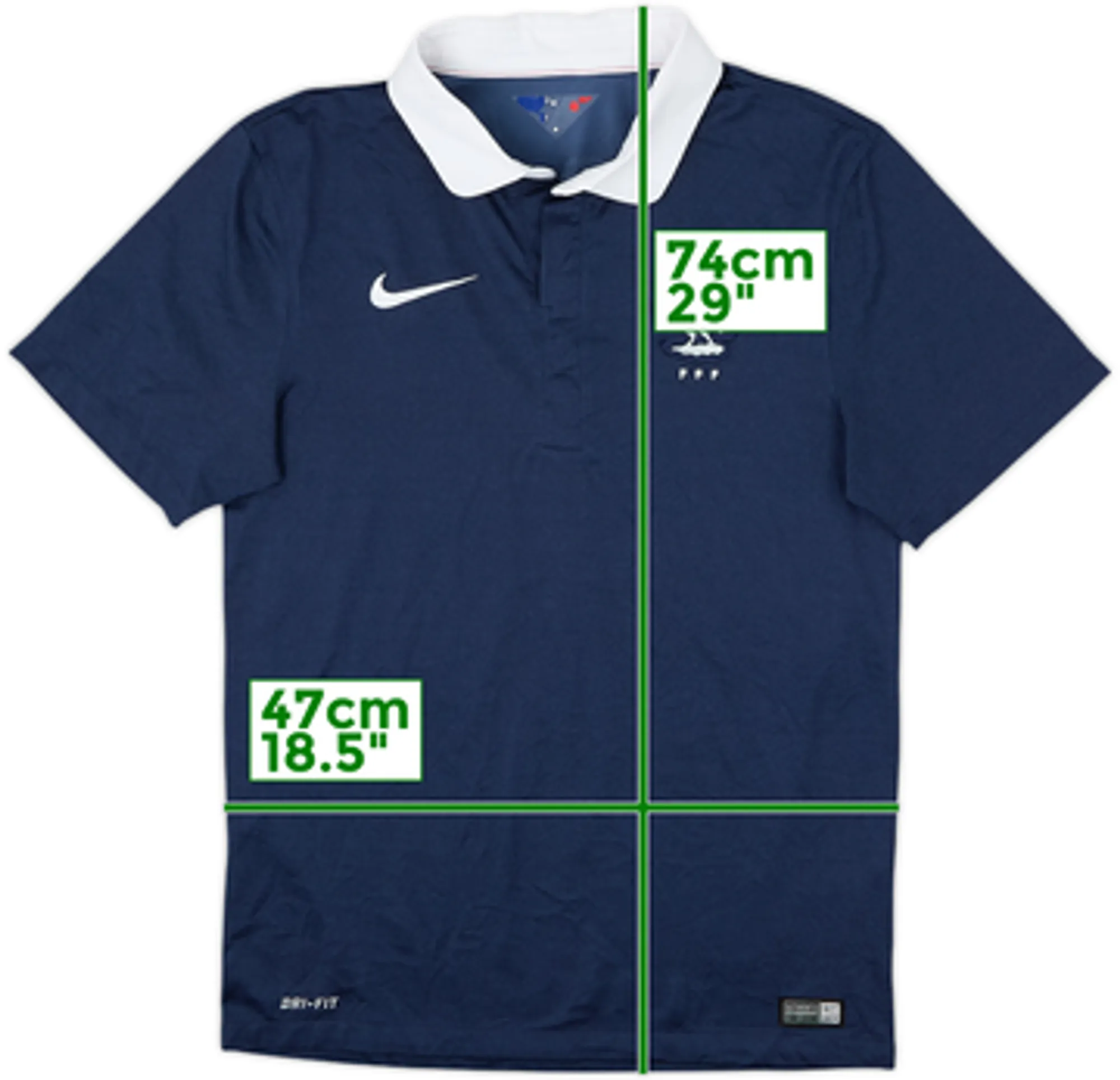 Nike France Mens SS Home Shirt 2014