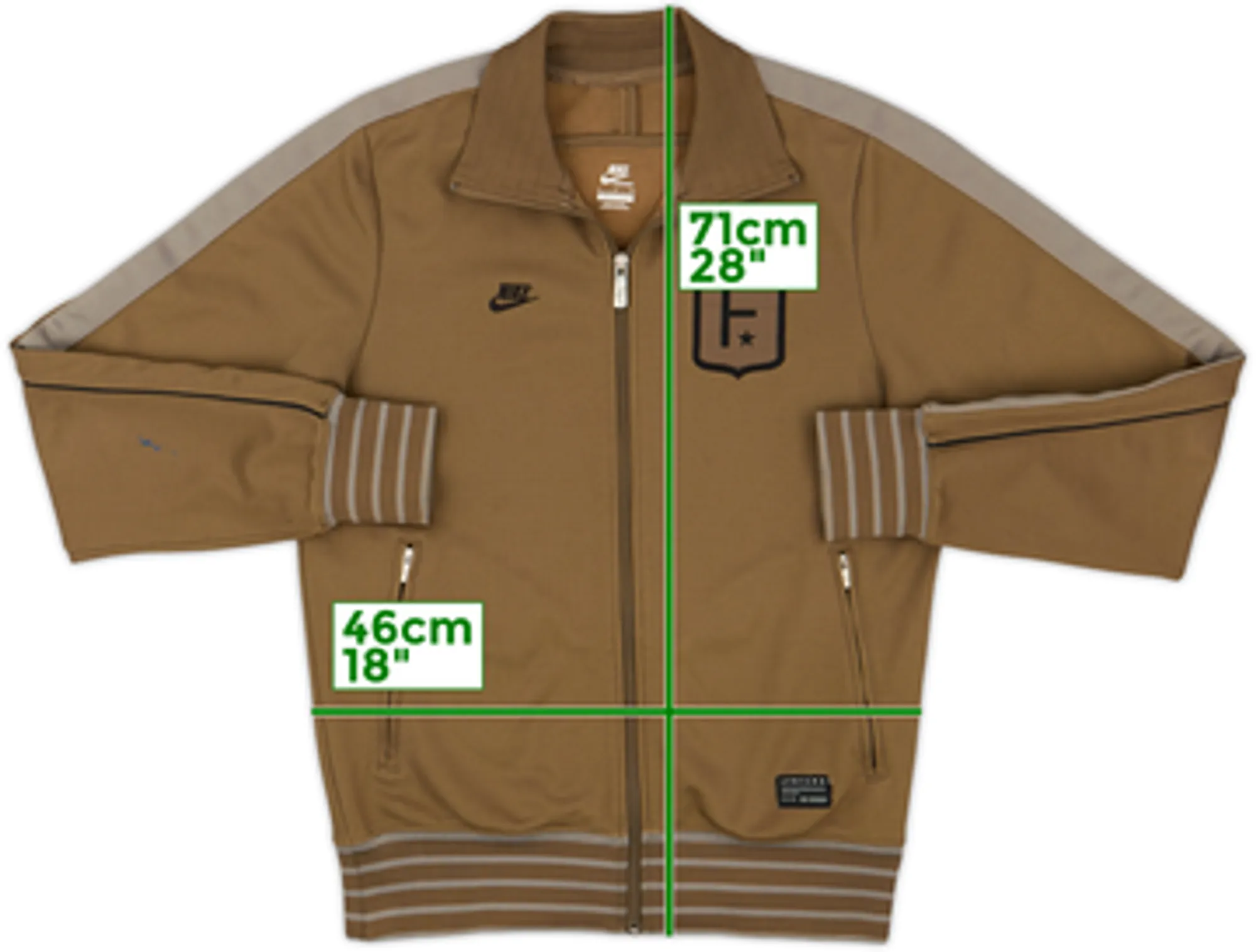 2011-12 France Nike Track Jacket - 9/10 - (L)