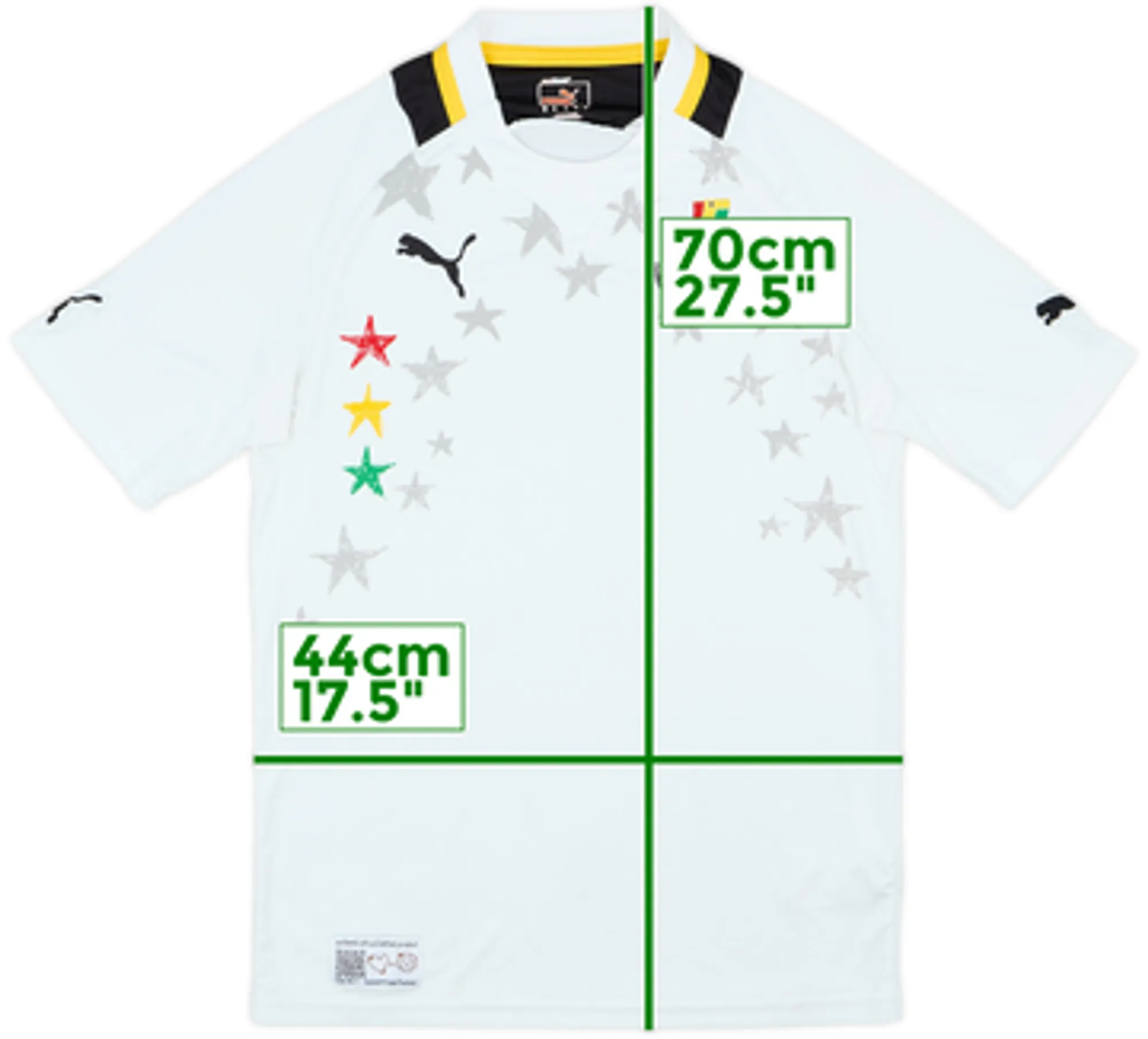 Puma Ghana Mens SS Home Shirt 2012