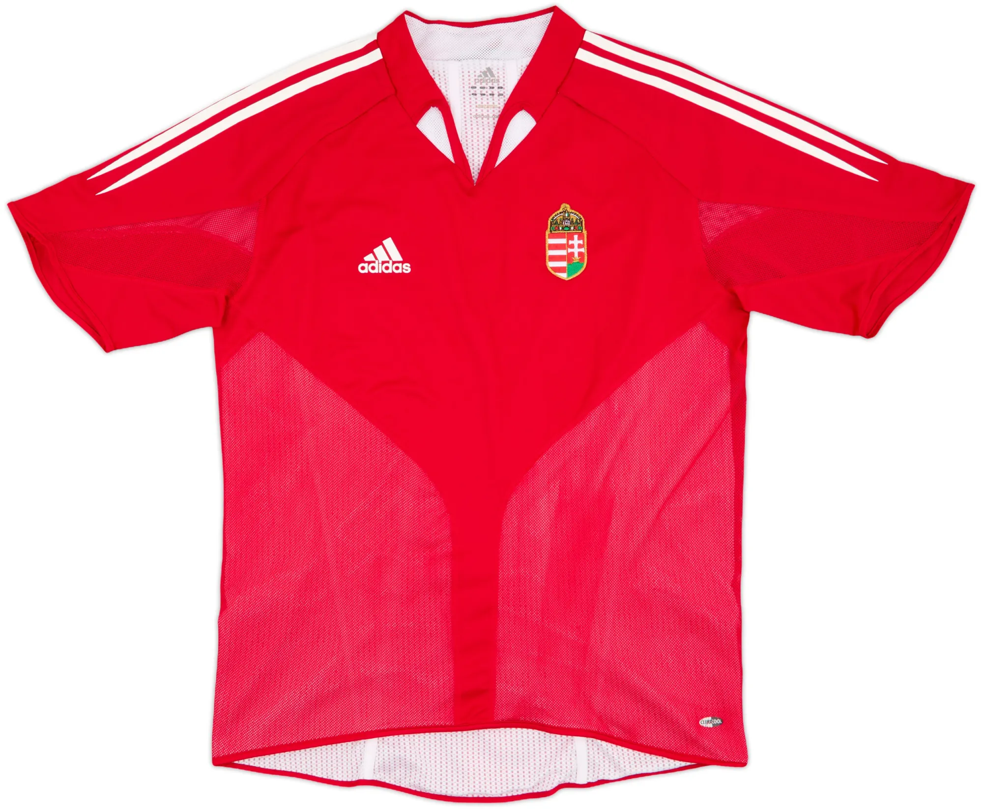 adidas Hungary Mens SS Player Issue Home Shirt 2004