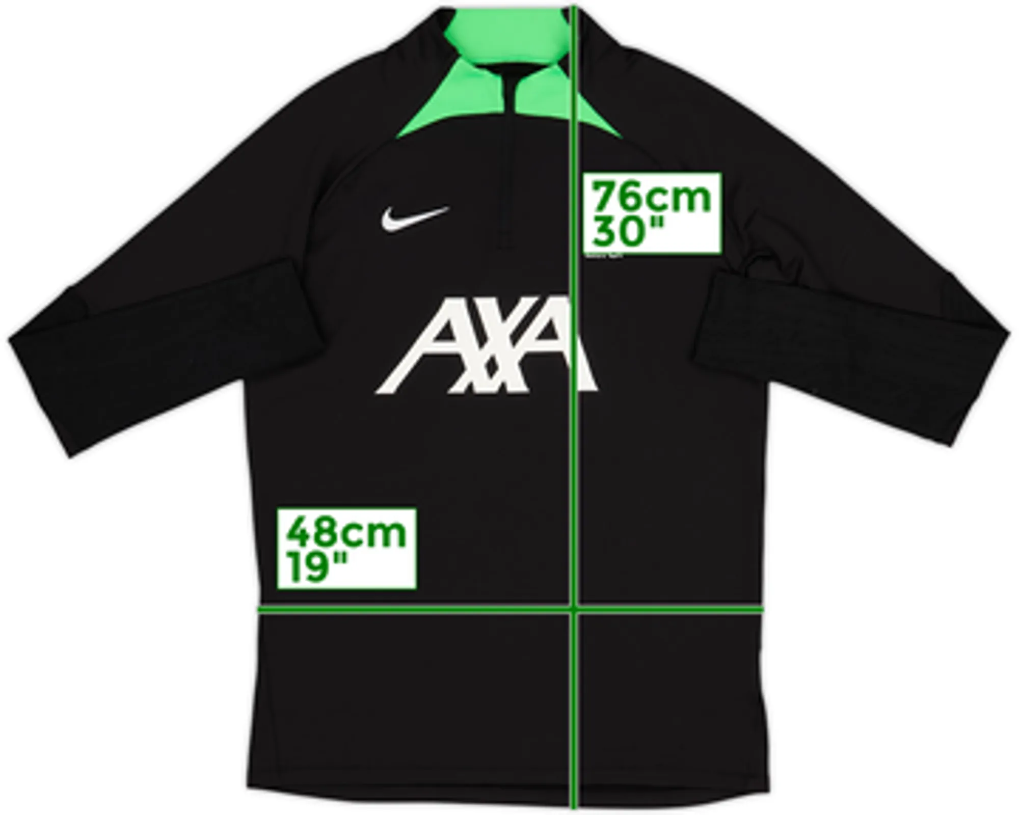 2023-24 Liverpool Nike 1/4 Zip Training Top - 8/10 - (XXL)