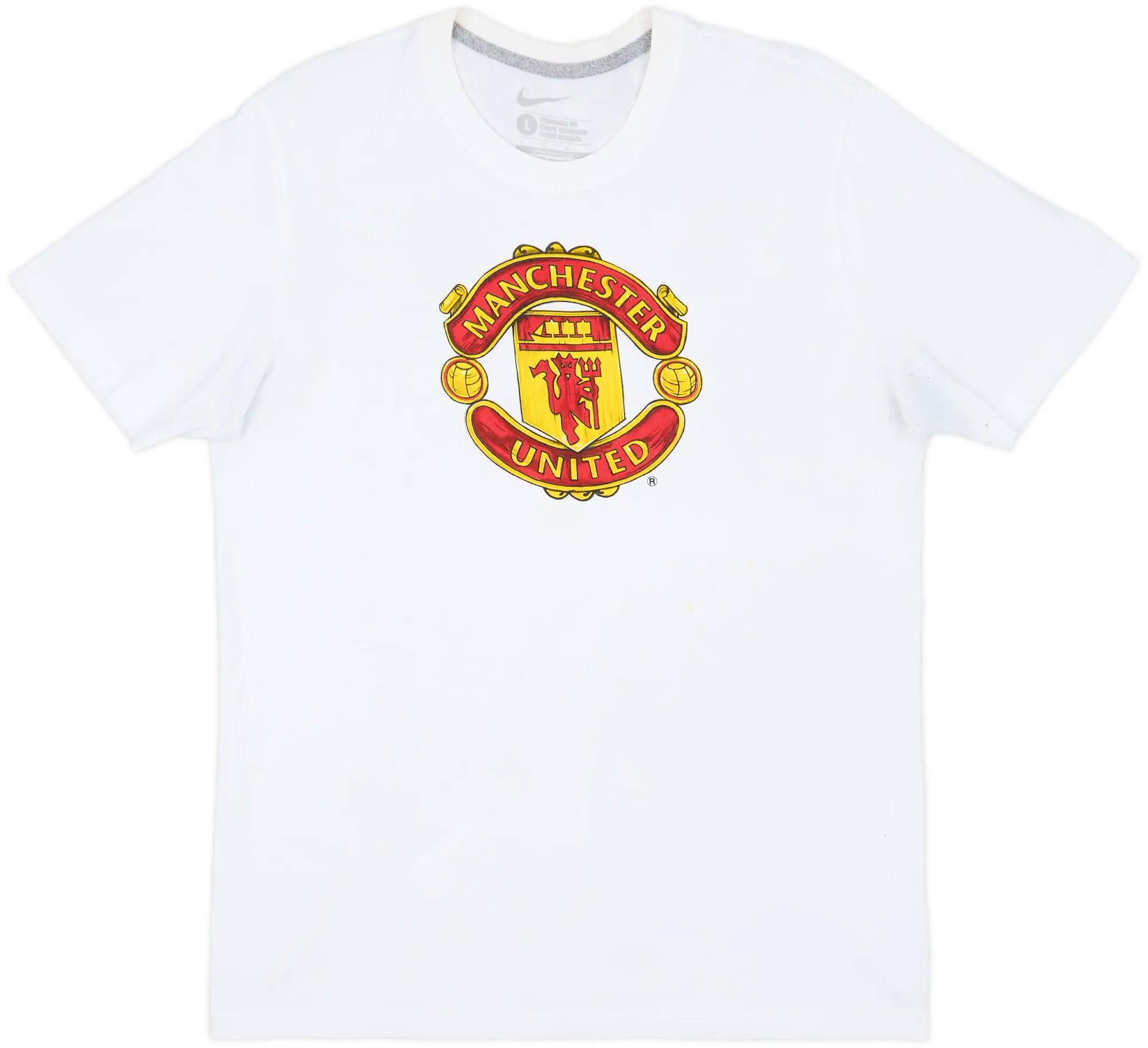2011-12 Manchester United Nike Cotton Tee - 5/10 - (L)