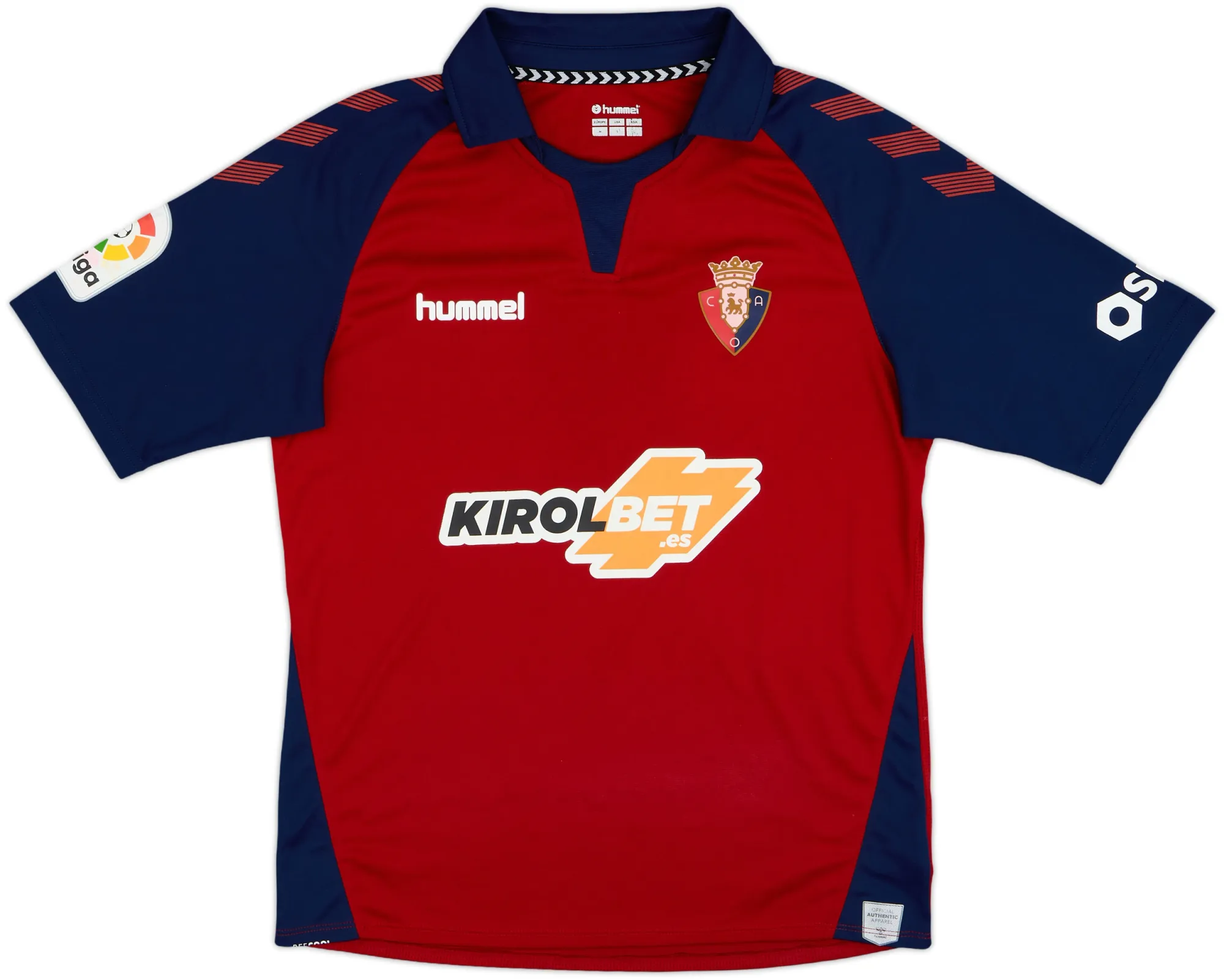 Hummel Osasuna Mens SS Home Shirt 2019/20