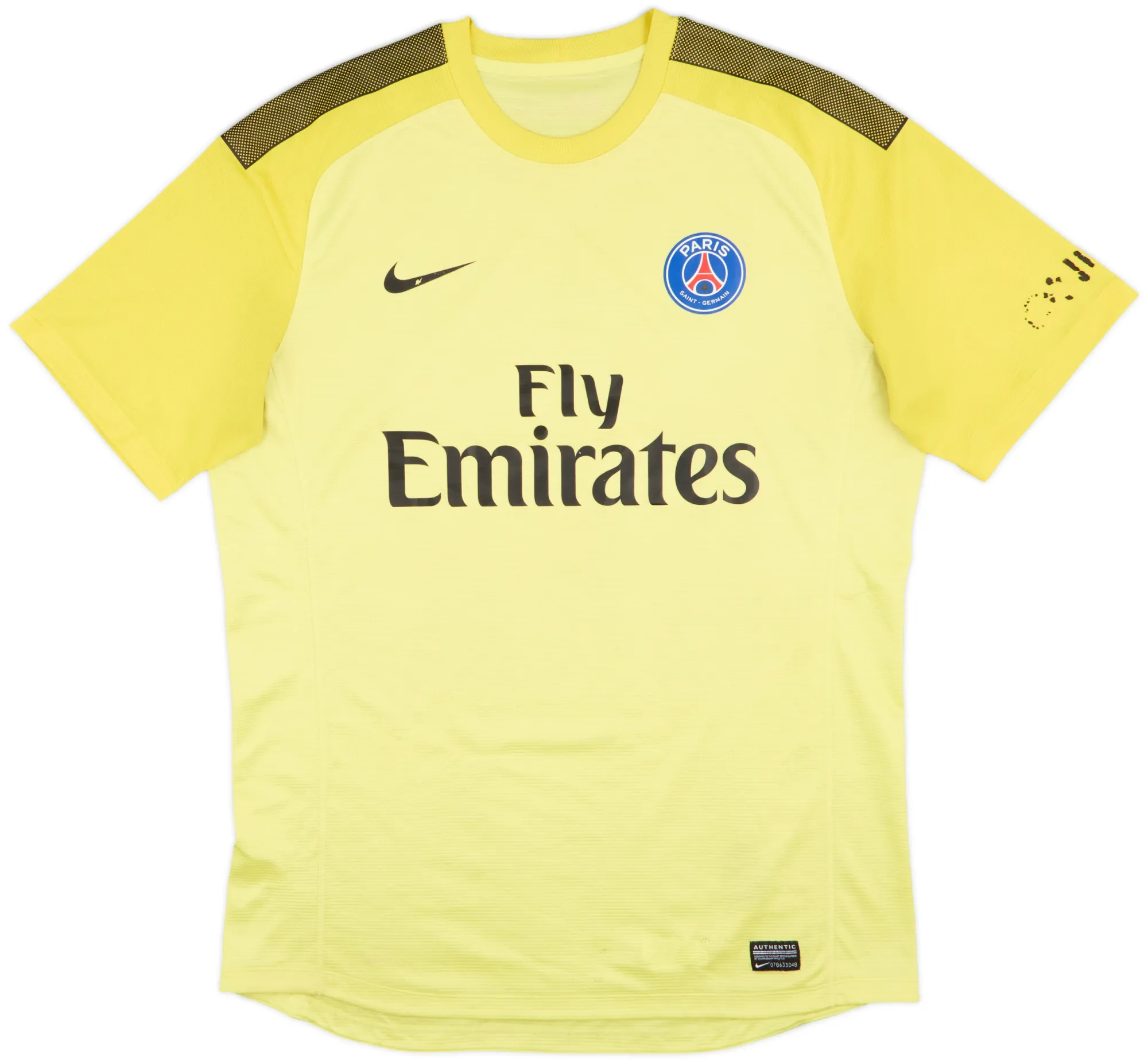 Nike Paris Saint Germain Mens LS Goalkeeper Player Issue Home Shirt 2013/14