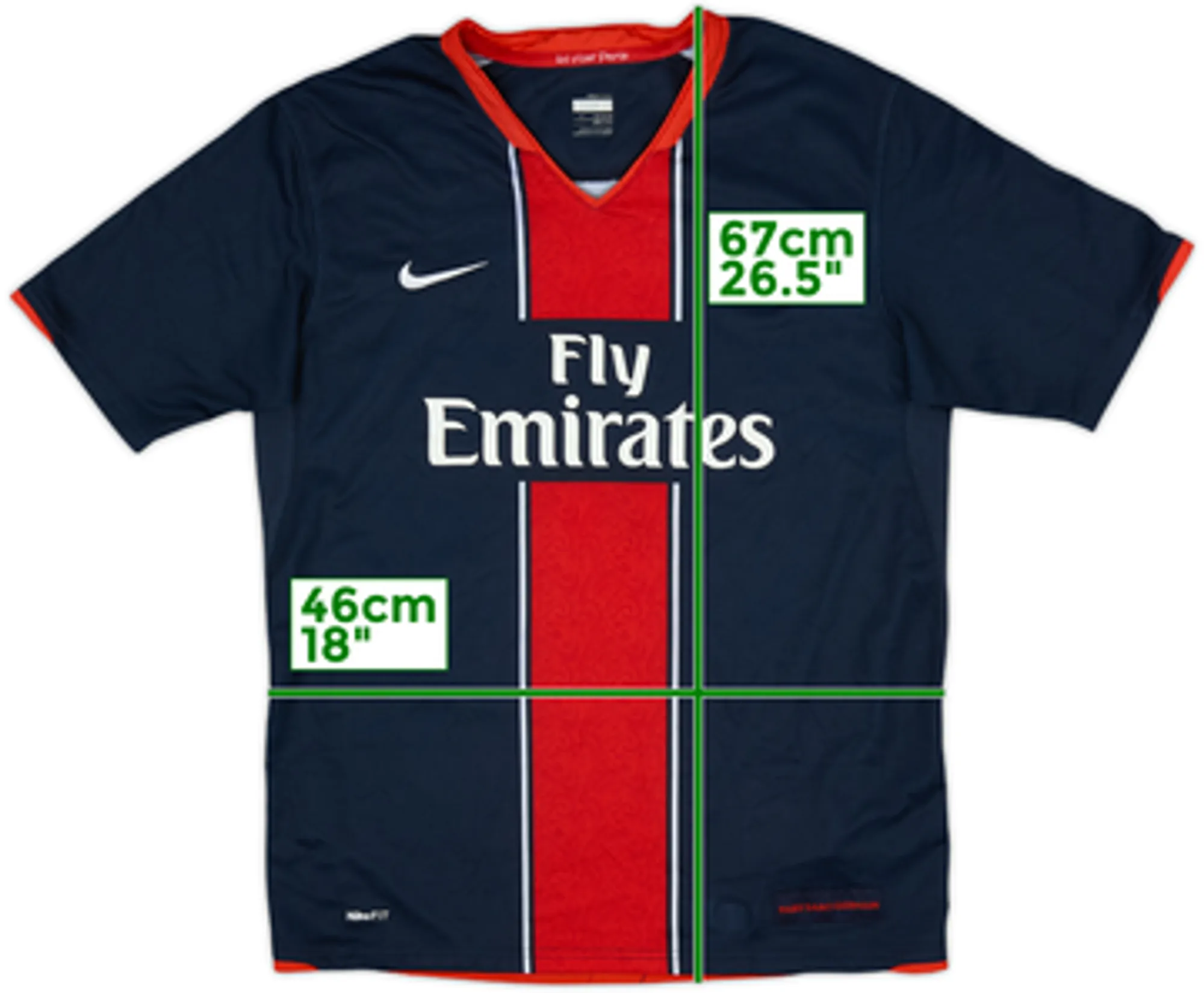 Nike Paris Saint Germain Boys SS Home Shirt 2007/08