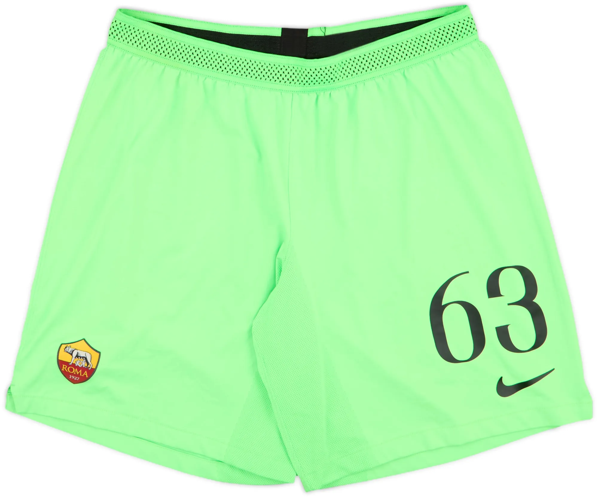 Nike Roma Mens Goalkeeper Player Issue Home Shorts 2018/19