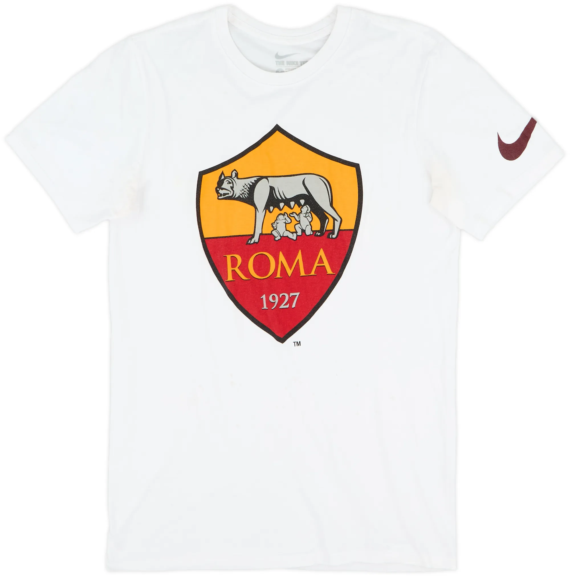 2016-17 Roma Nike Cotton Tee - 7/10 - (S)