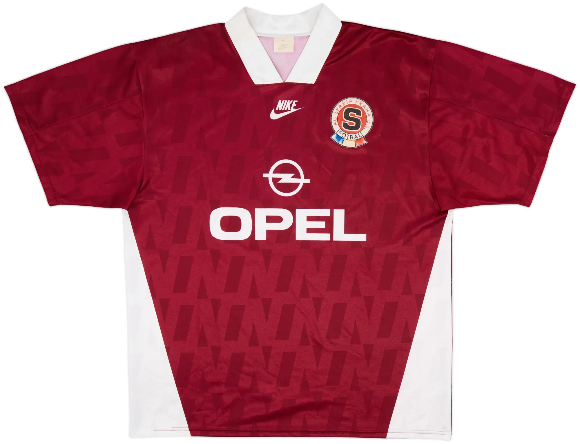 Nike Sparta Prague Mens SS Home Shirt 1995/96