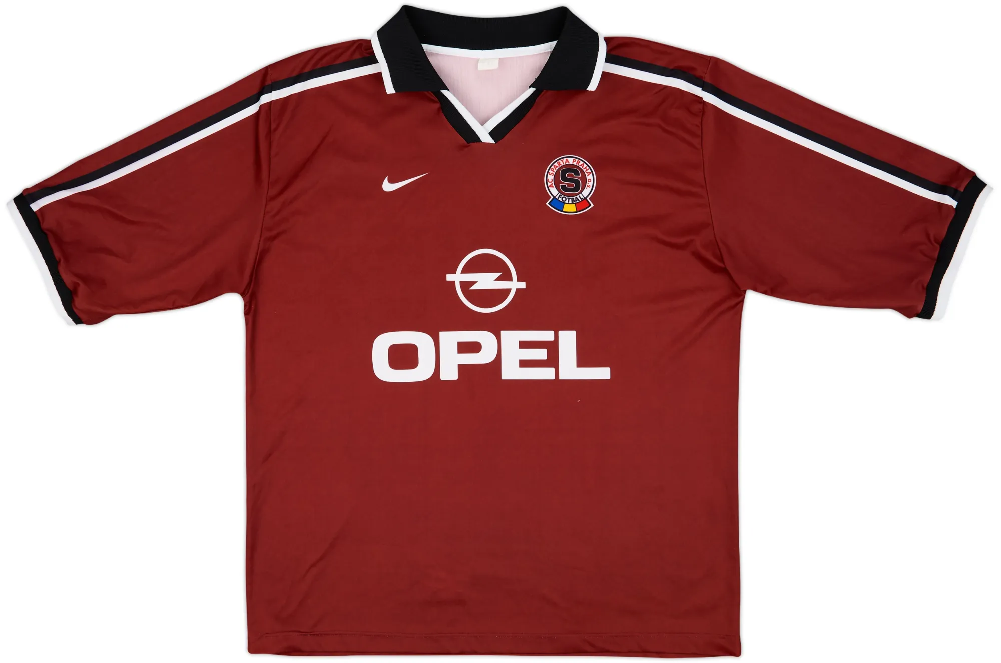 Nike Sparta Prague Mens SS Home Shirt 1997/99