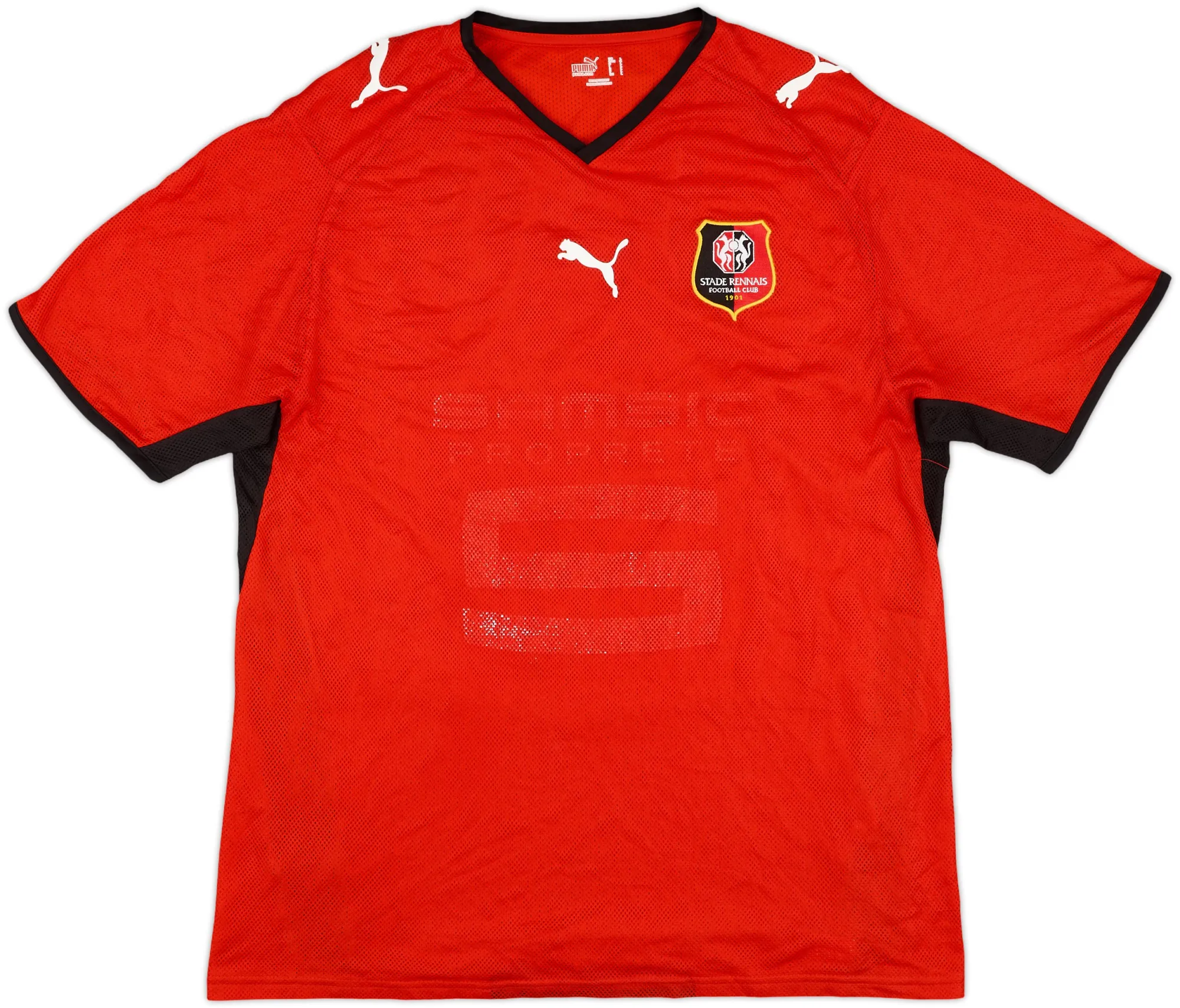Puma Rennes Mens SS Home Shirt 2008/09
