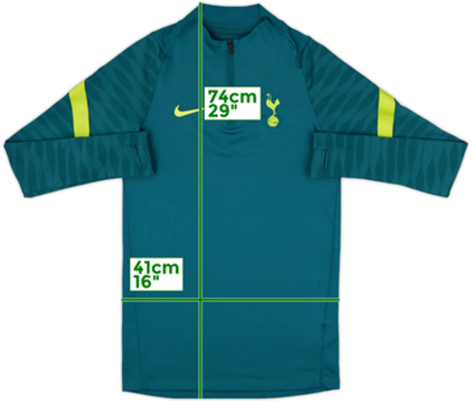 2021-22 Tottenham Nike 1/4 Zip Drill Top - 8/10 - (M)