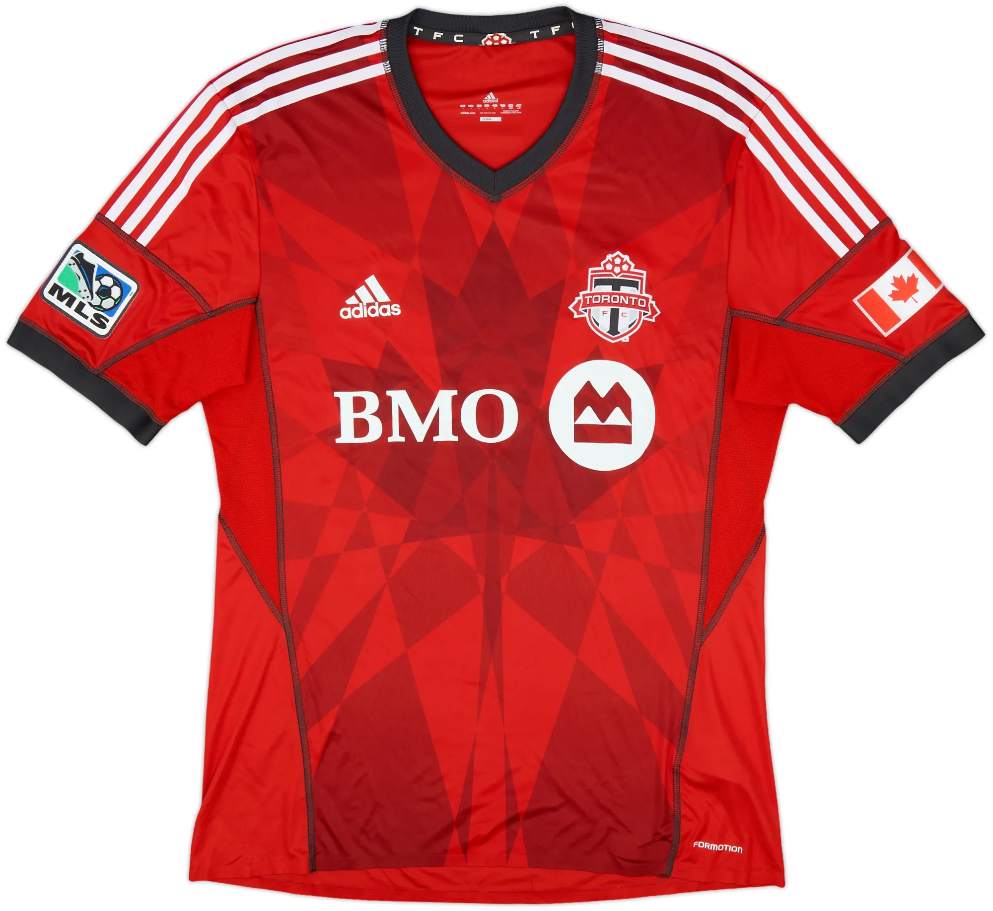adidas Toronto FC Mens SS Player Issue Home Shirt 2013