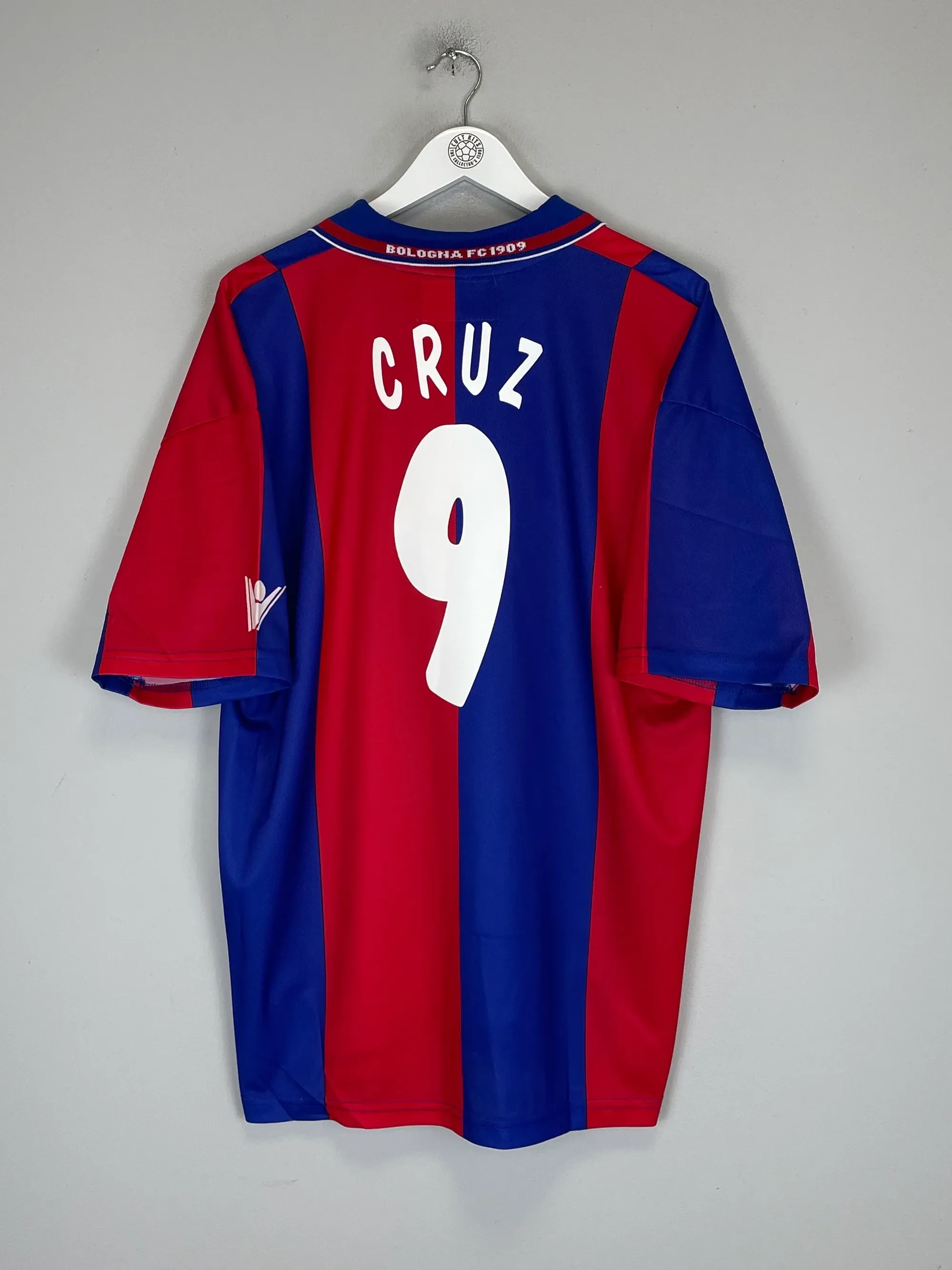 2001/02 BOLOGNA CRUZ #9 HOME SHIRT (XL) MACRON | CULT KITS