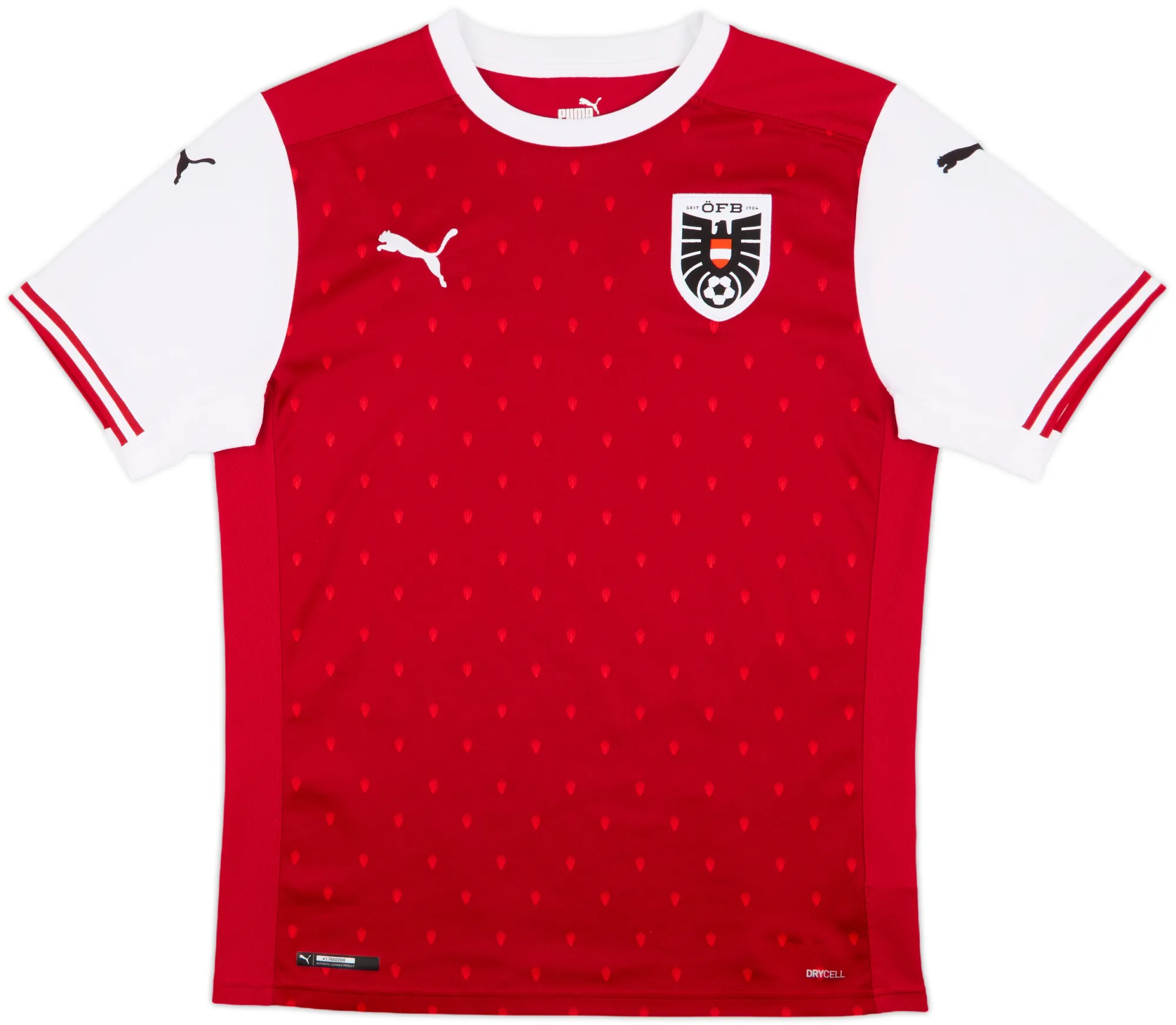 Puma Austria Mens SS Home Shirt 2020
