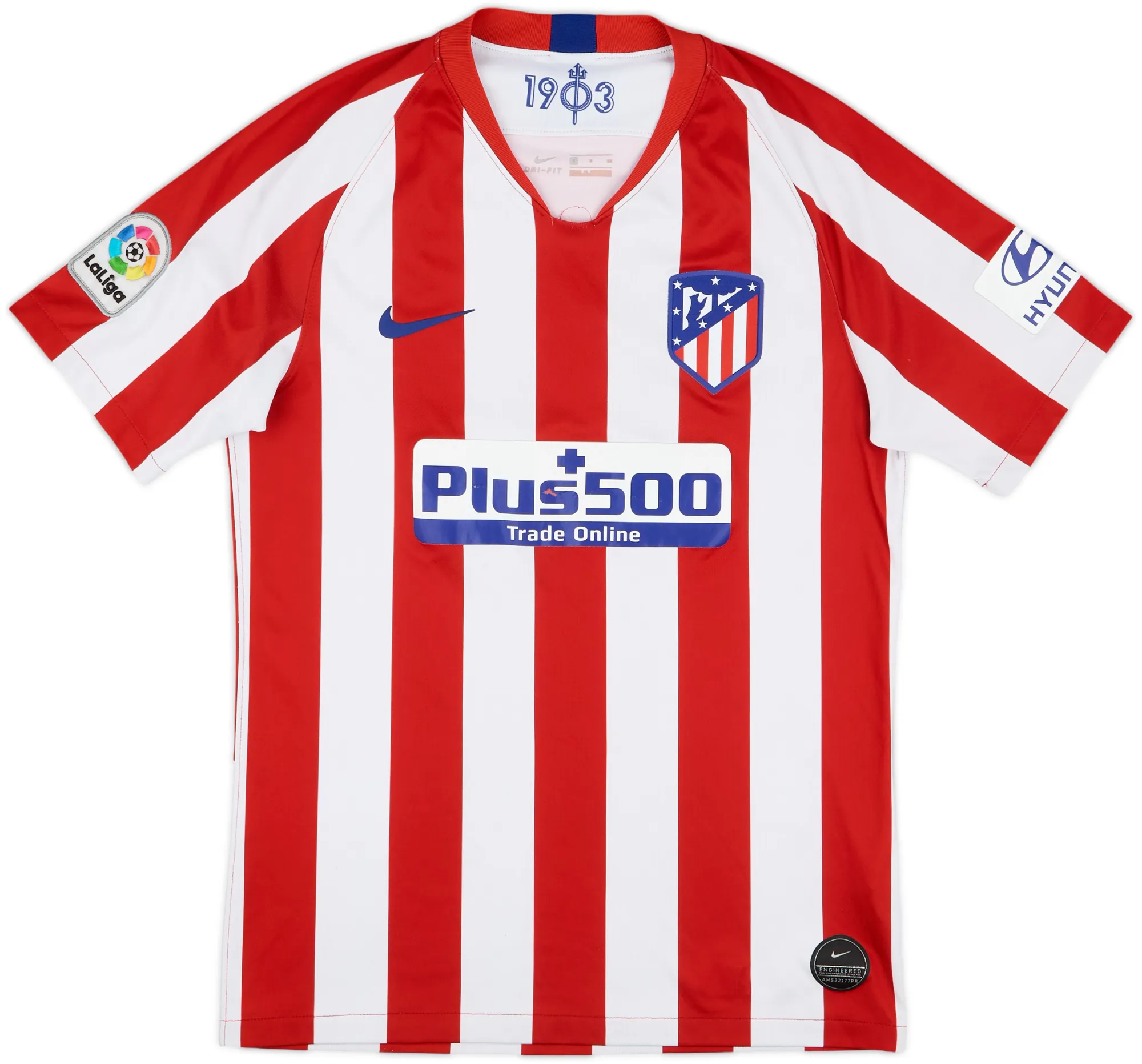 Nike Atlético Madrid Mens SS Home Shirt 2019/20