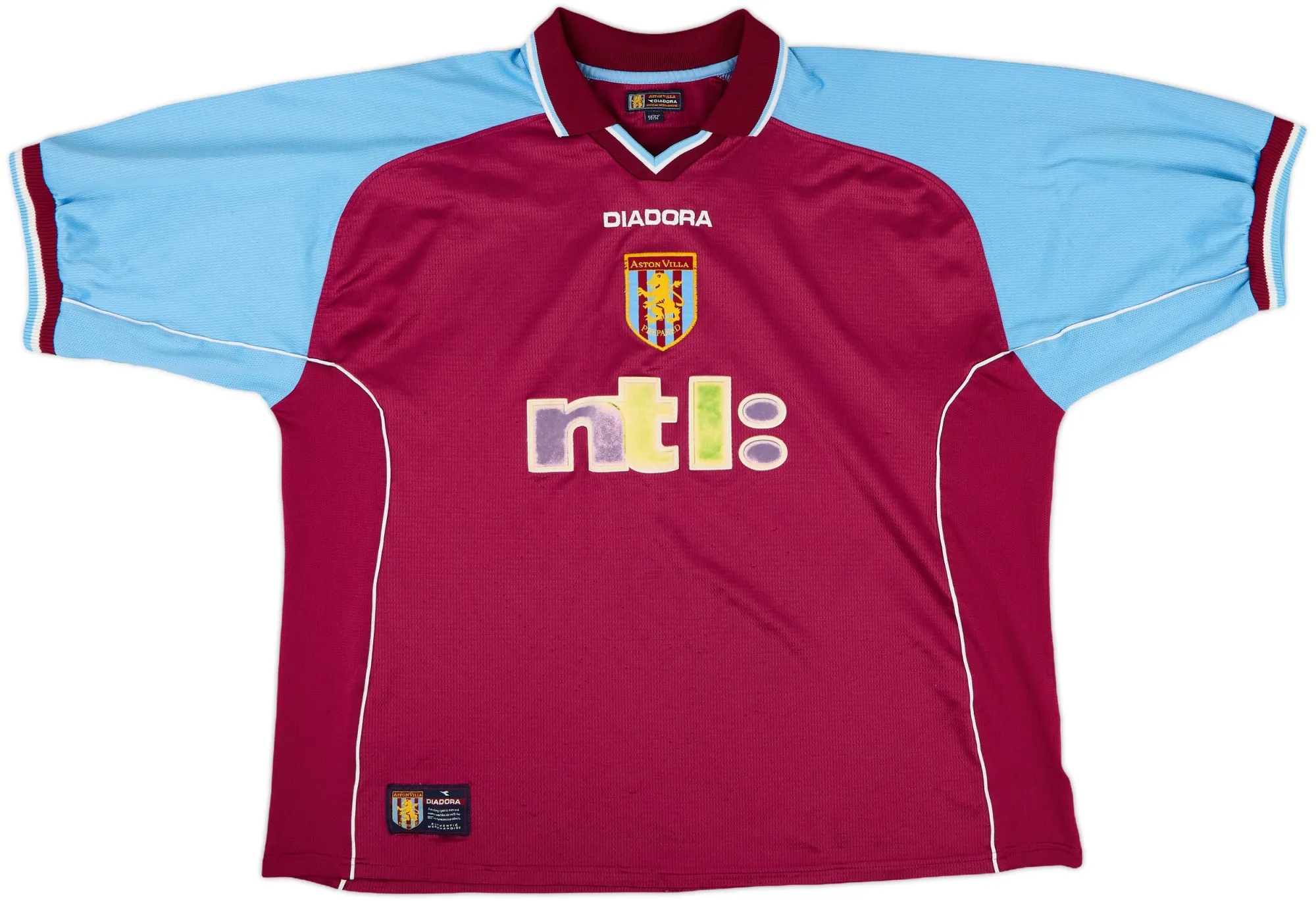 Diadora 2000-01 Aston Villa Home Shirt 5/10 (XXL