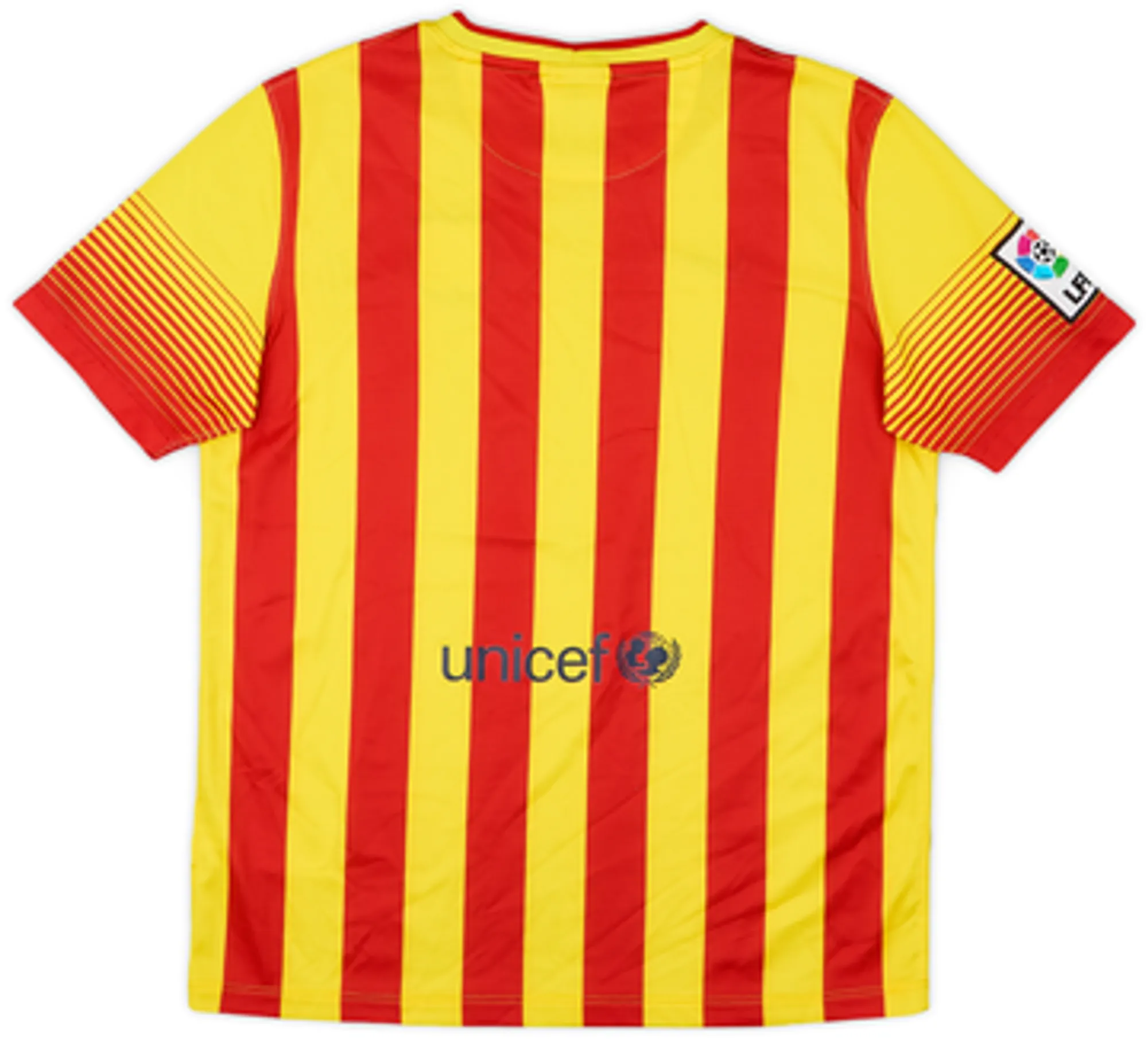 Nike Barcelona Boys SS Away Shirt 2013/15