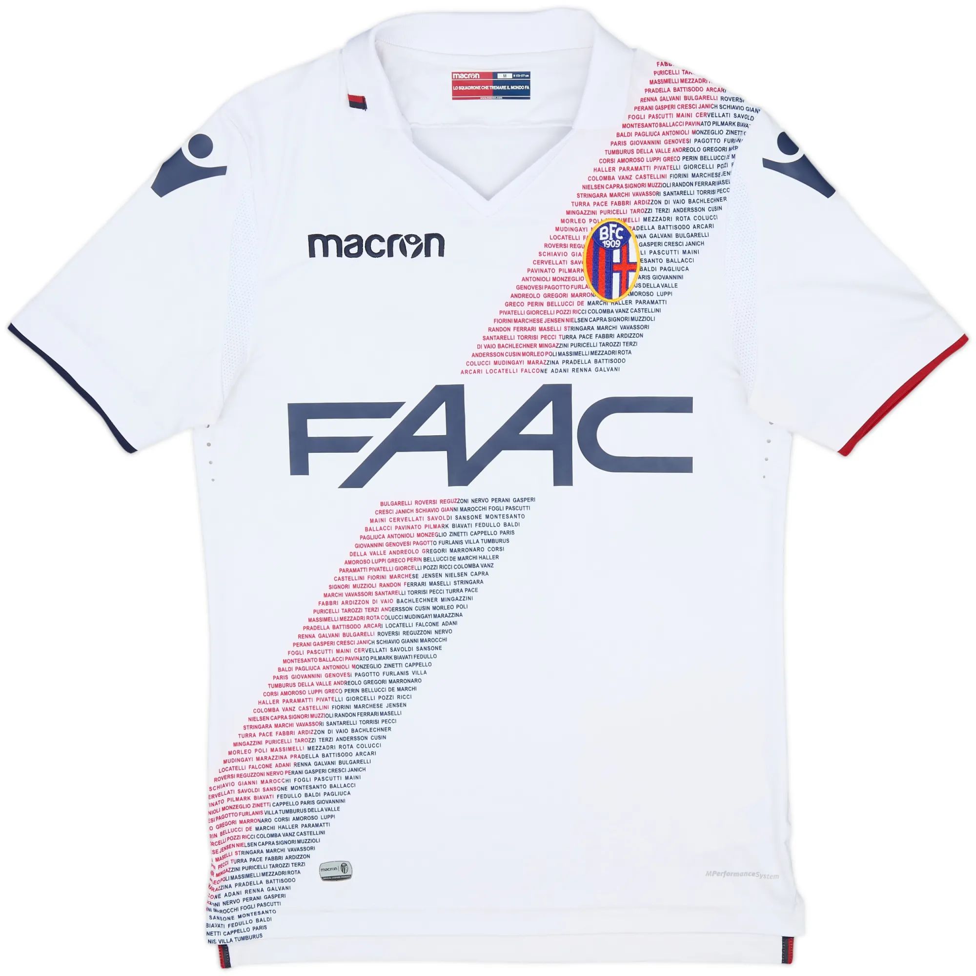 Macron Bologna Mens SS Away Shirt 2017/18
