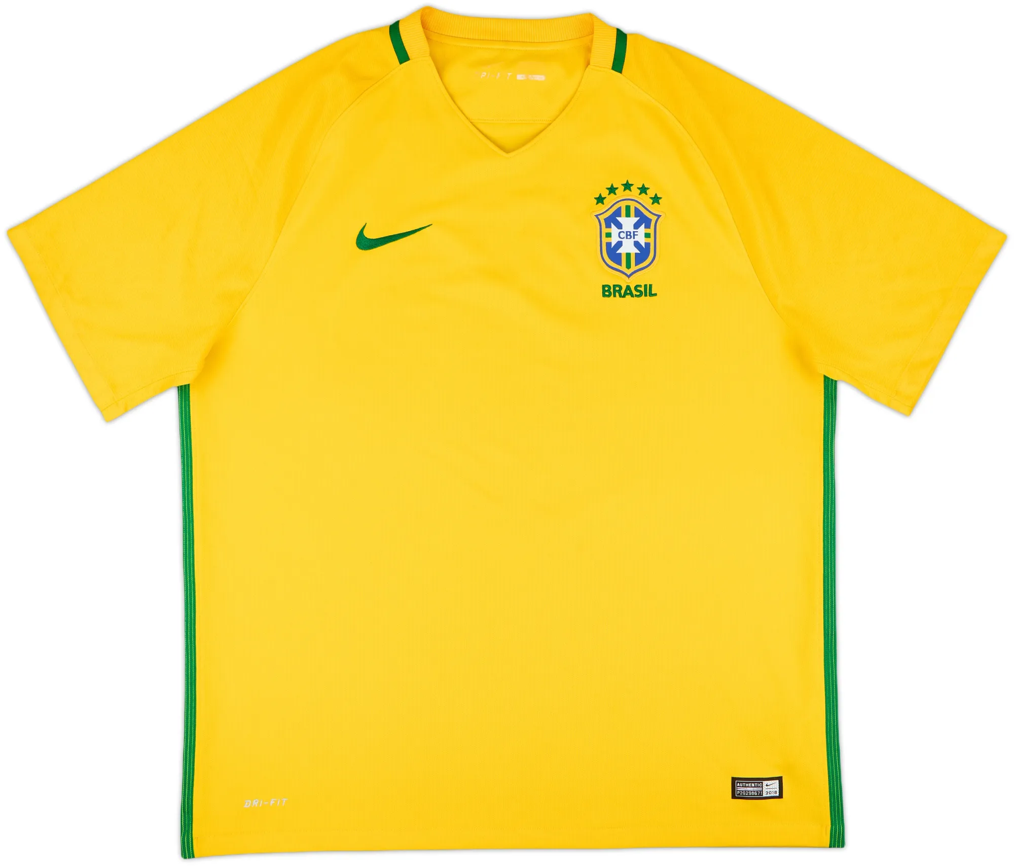 Nike Brazil Mens SS Home Shirt 2016
