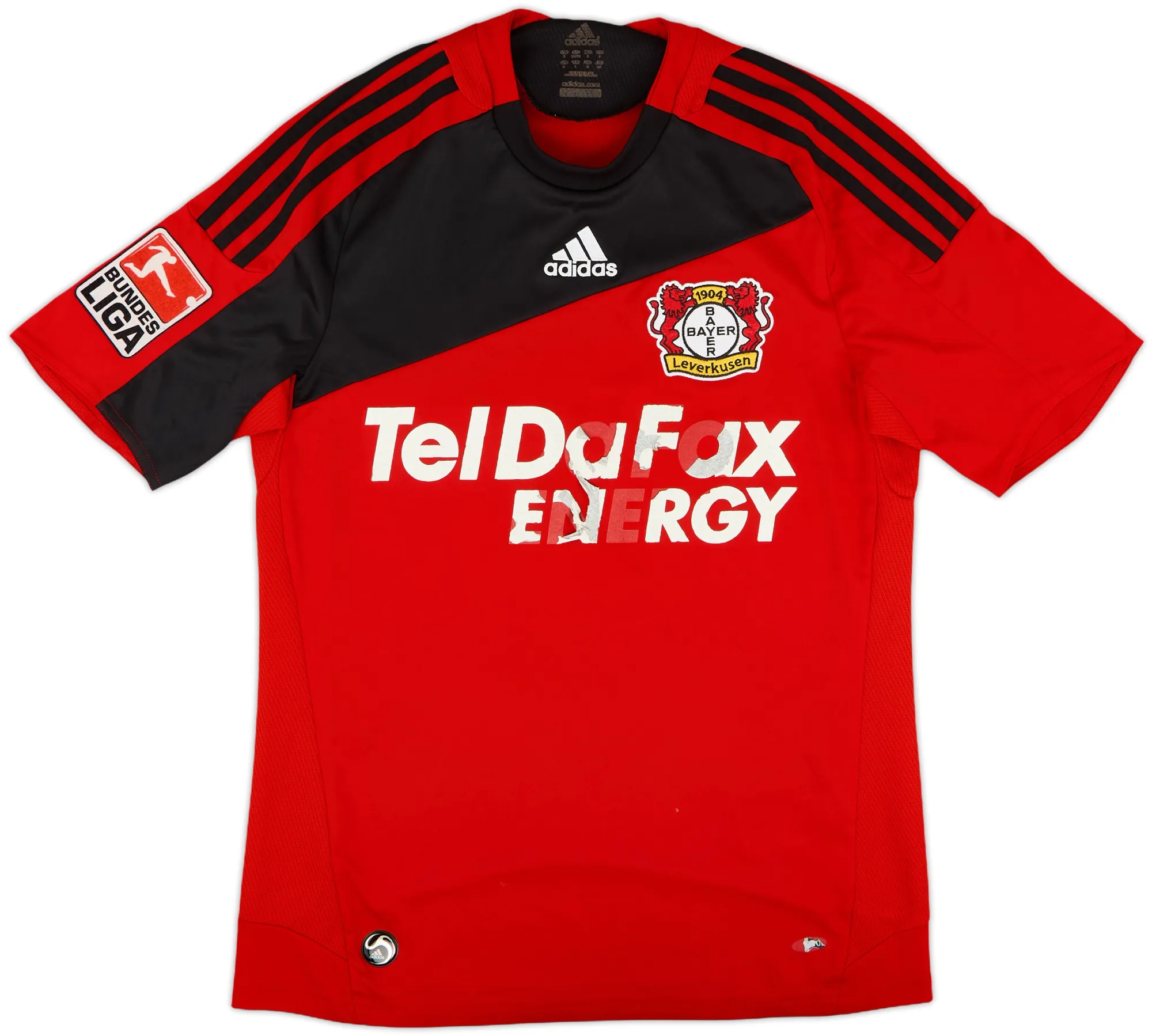 adidas Bayer Leverkusen Mens SS Home Shirt 2008/10