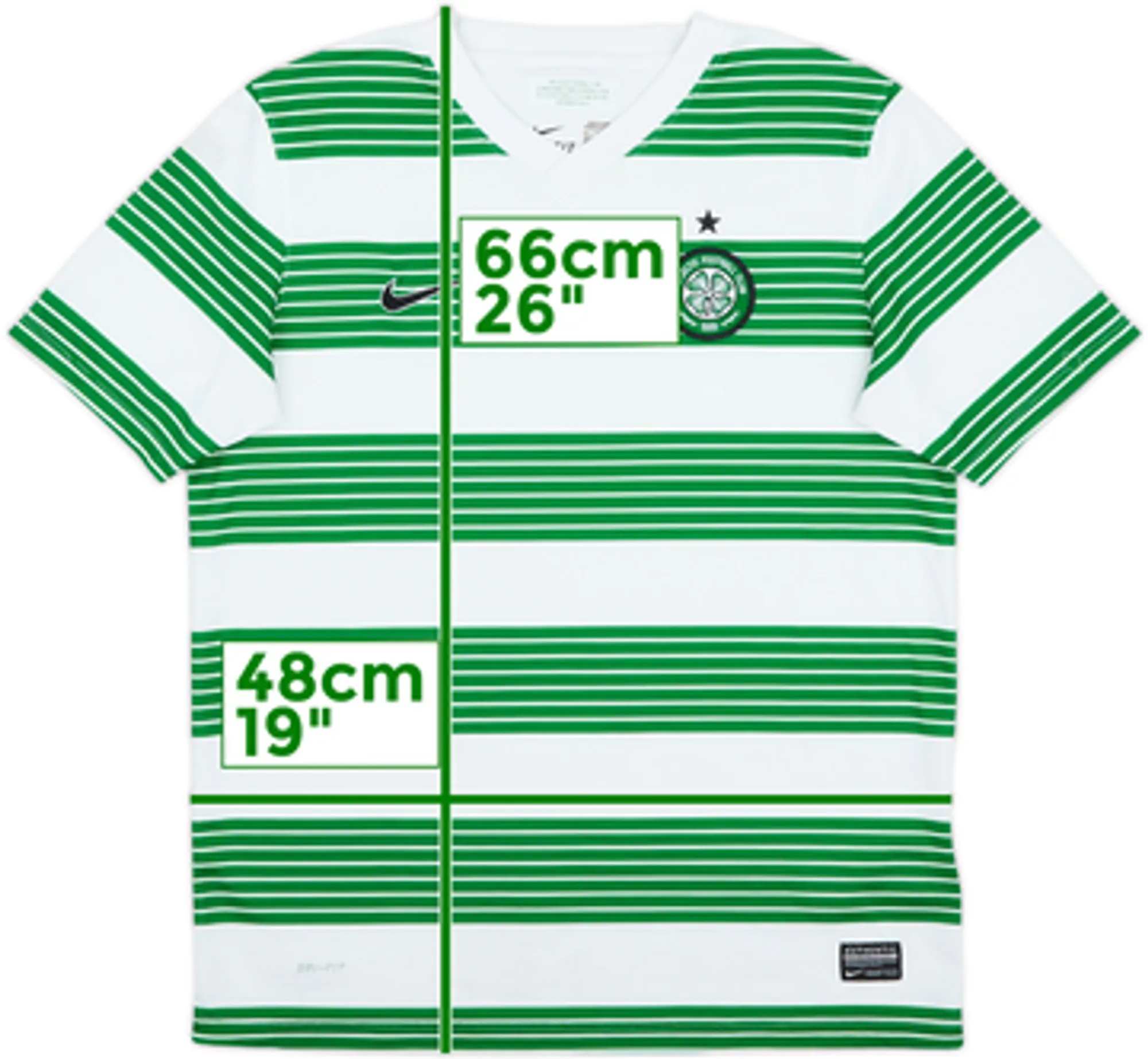 Nike Celtic Mens SS Home Shirt 2013/15