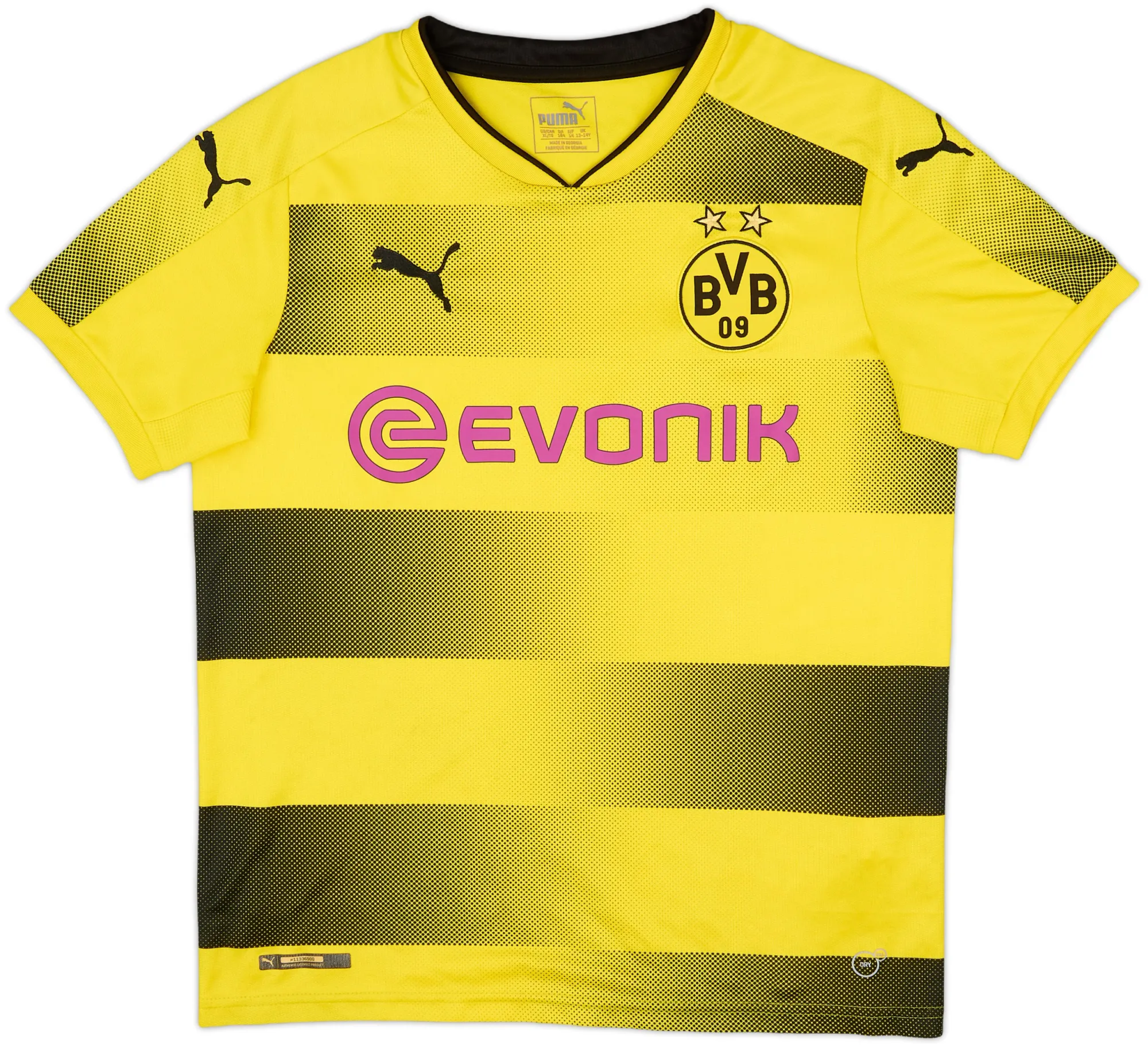 Puma Borussia Dortmund Boys SS Home Shirt 2017/18
