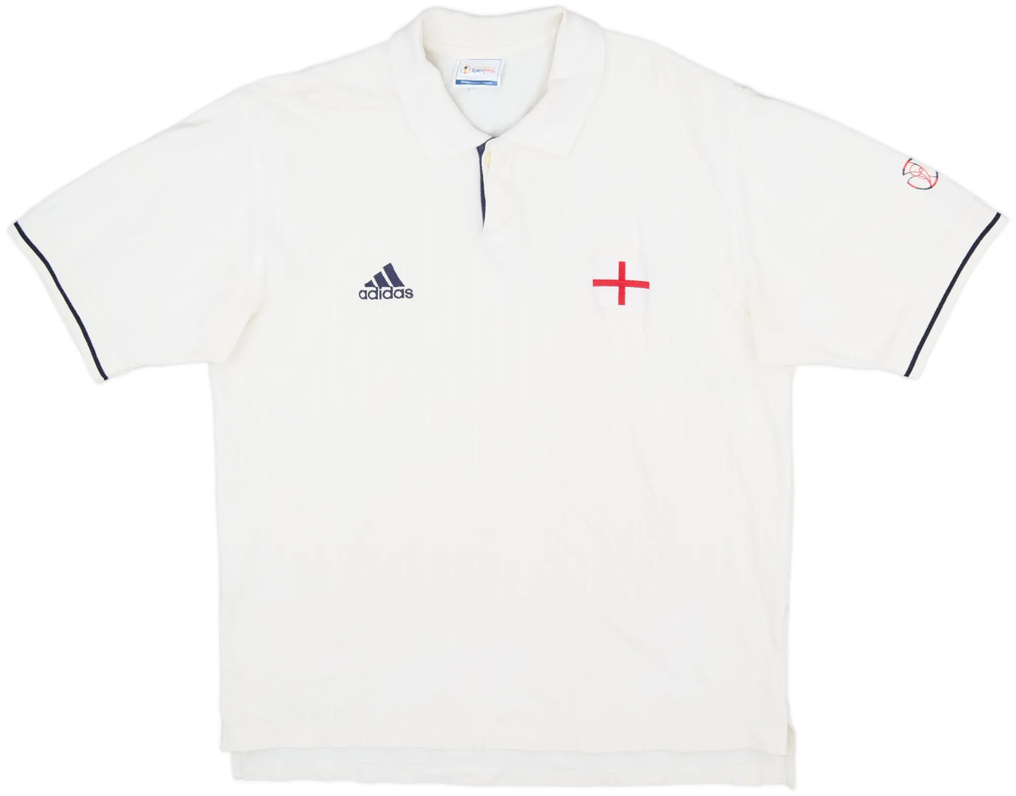 adidas England Mens SS Home Shirt 2002