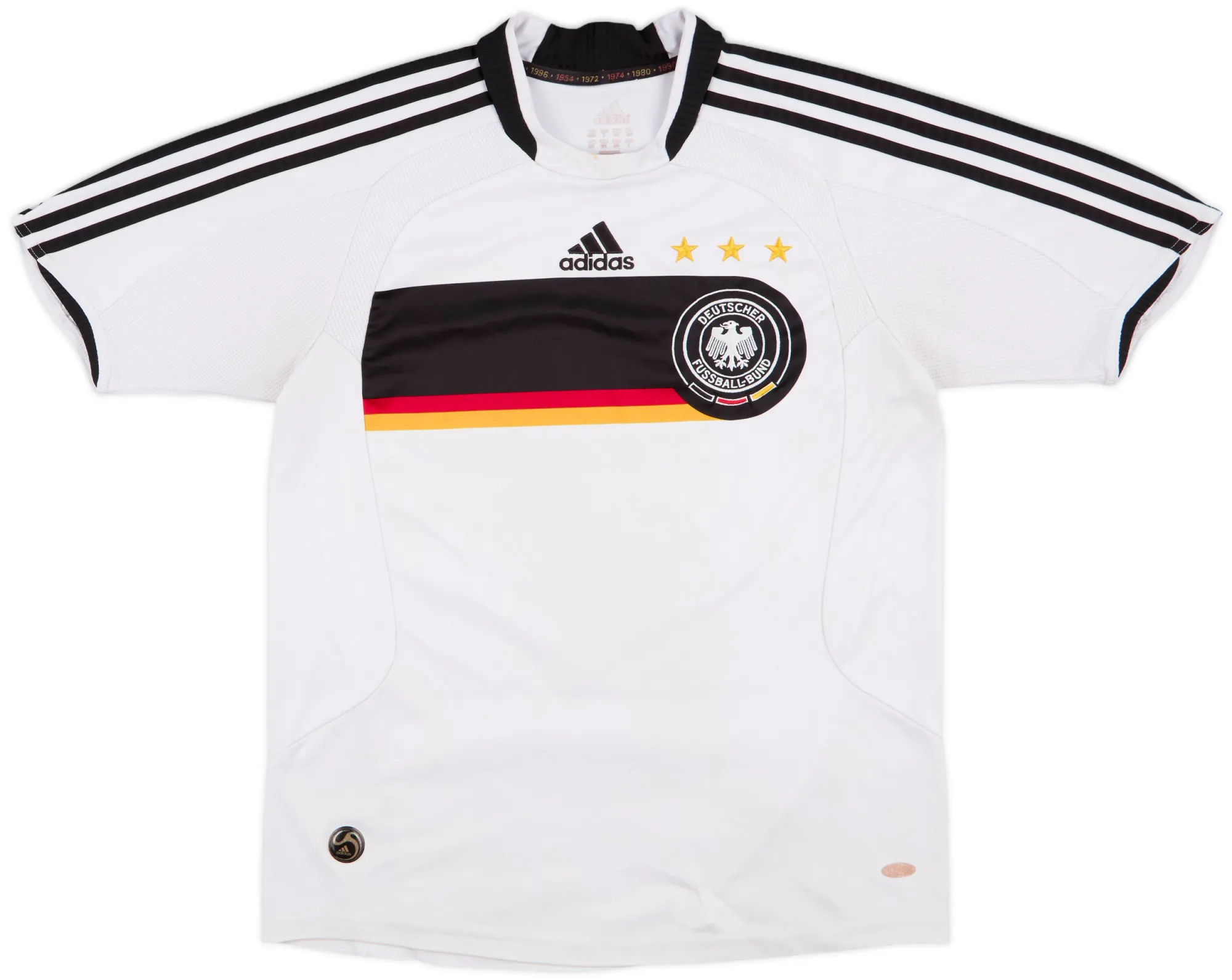 adidas Germany Boys SS Home Shirt 2008