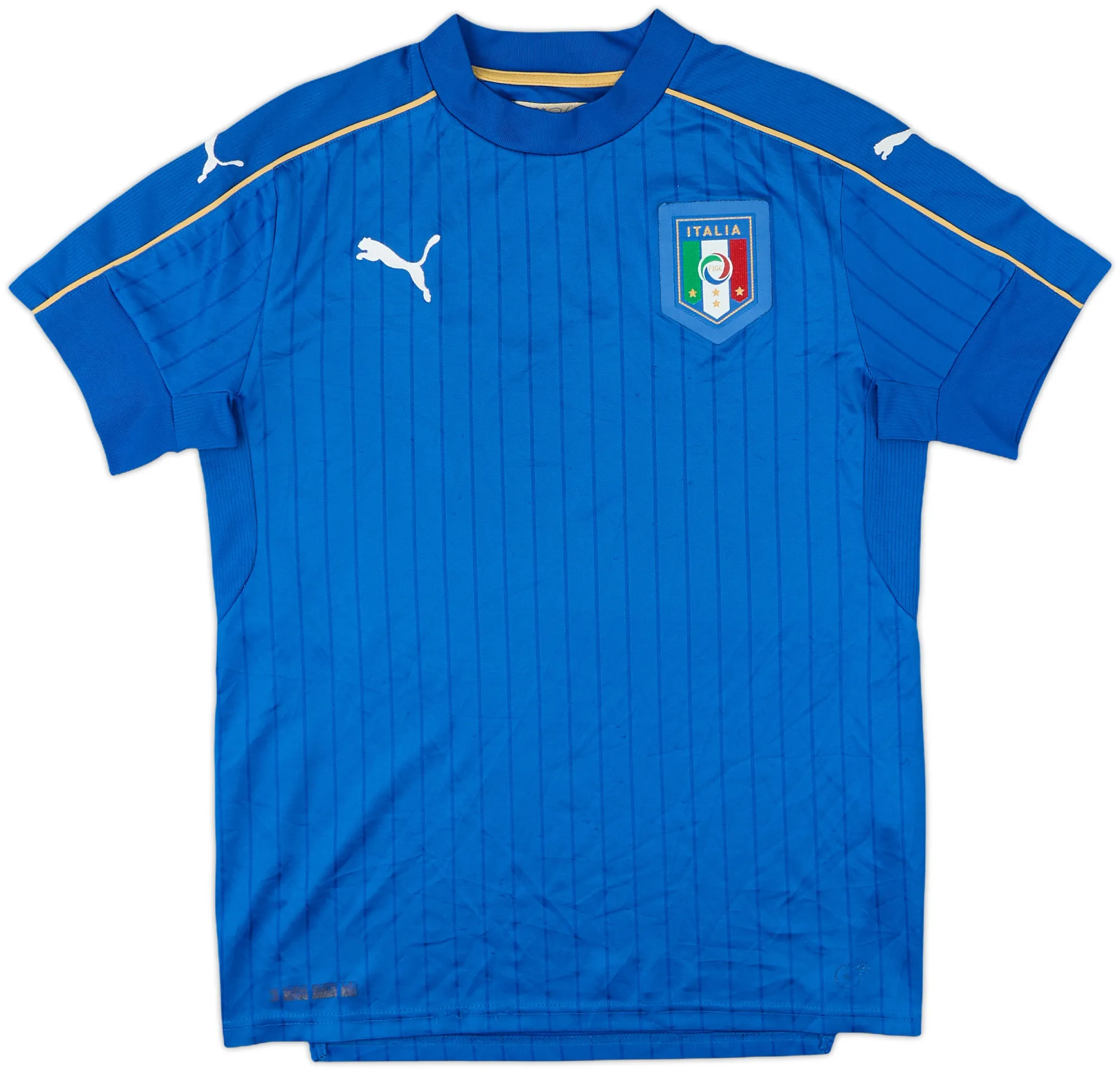 Puma Italy Mens SS Home Shirt 2016