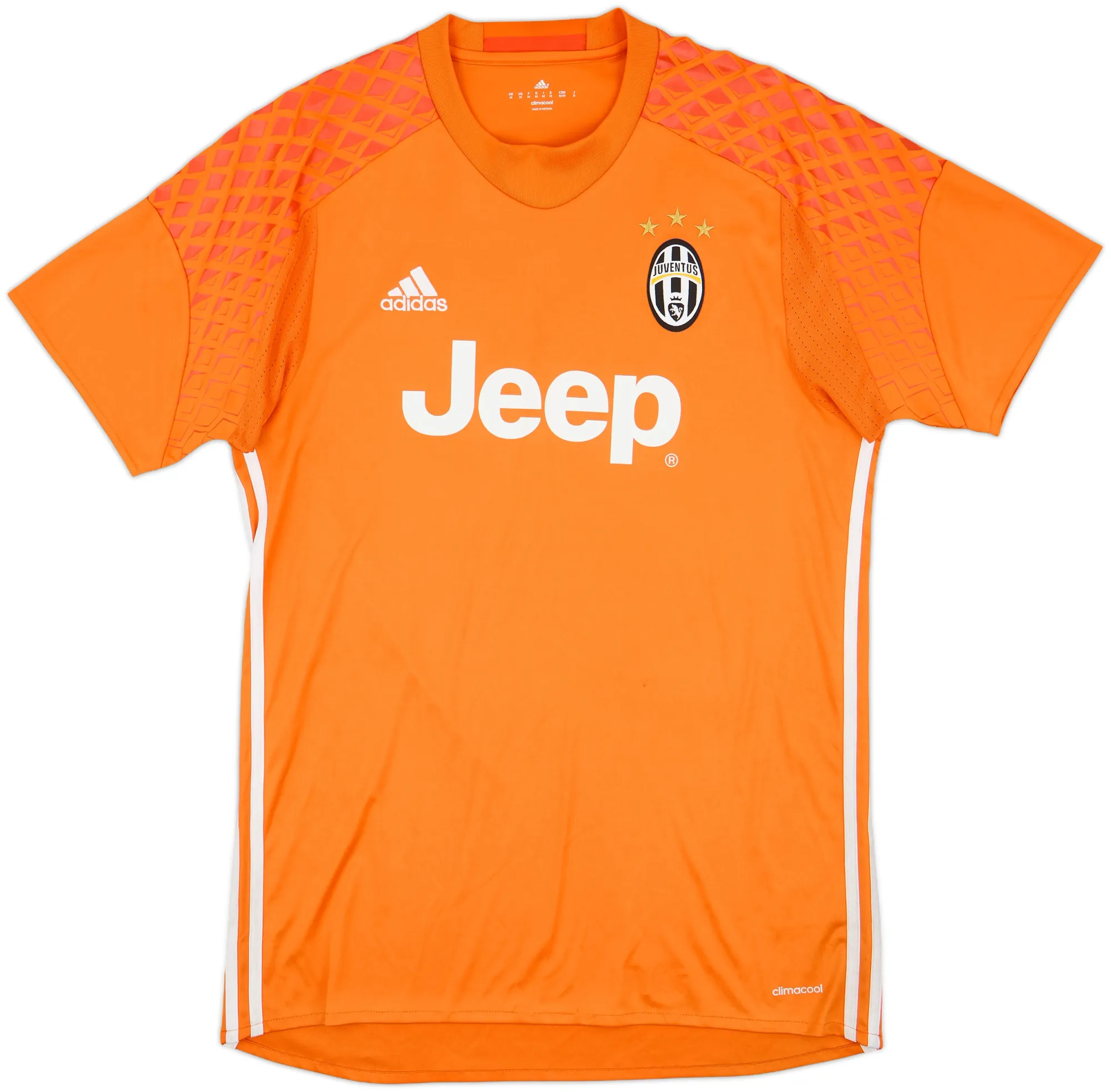adidas Juventus Mens SS Goalkeeper Home Shirt 2016/17