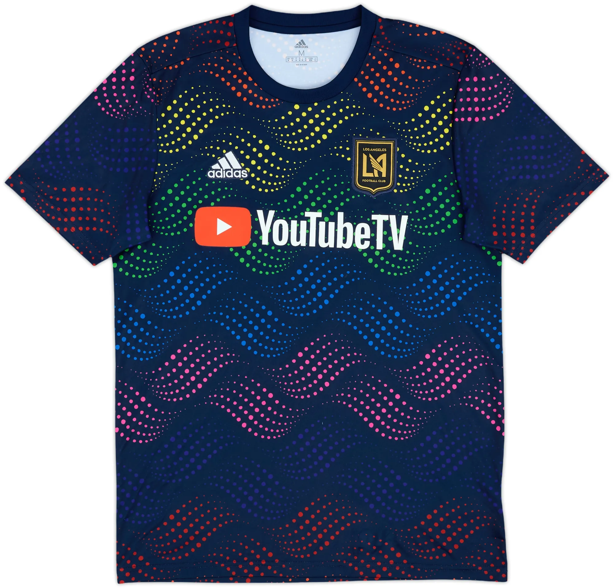 adidas Los Angeles FC Mens SS Pre-Match Home Shirt 2019