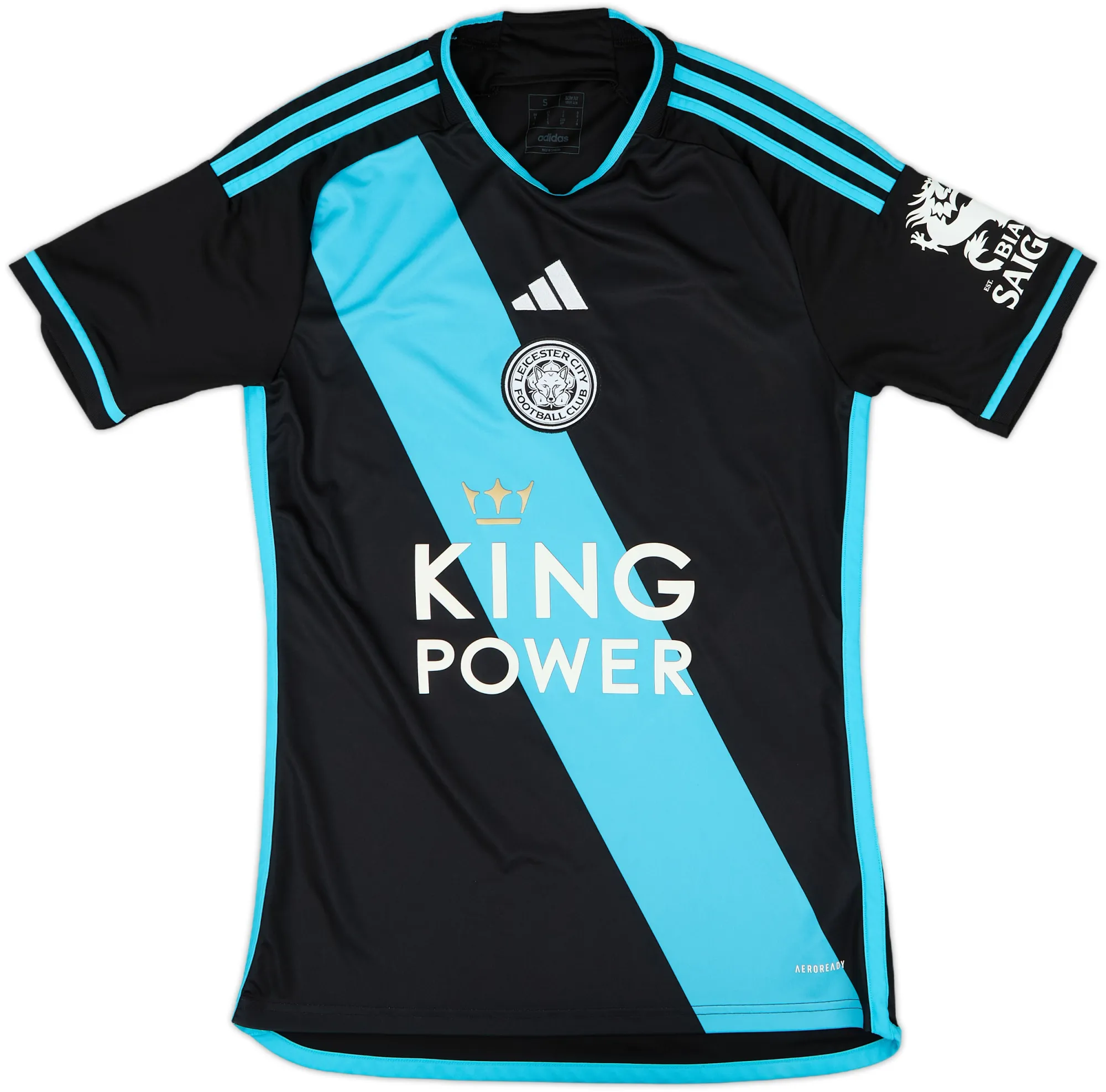 adidas Leicester City Mens SS Away Shirt 2023/24