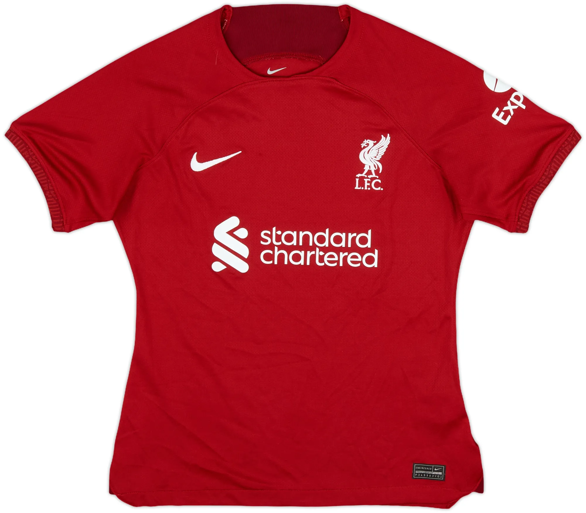 Nike Liverpool Womens SS Home Shirt 2022/23