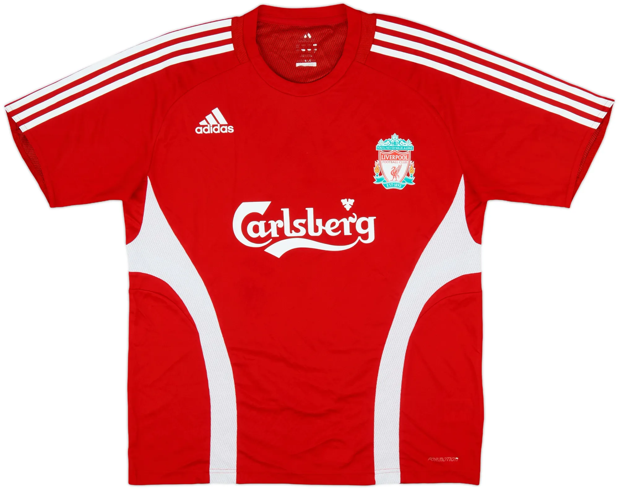 adidas Liverpool Mens SS Home Shirt 2008/09