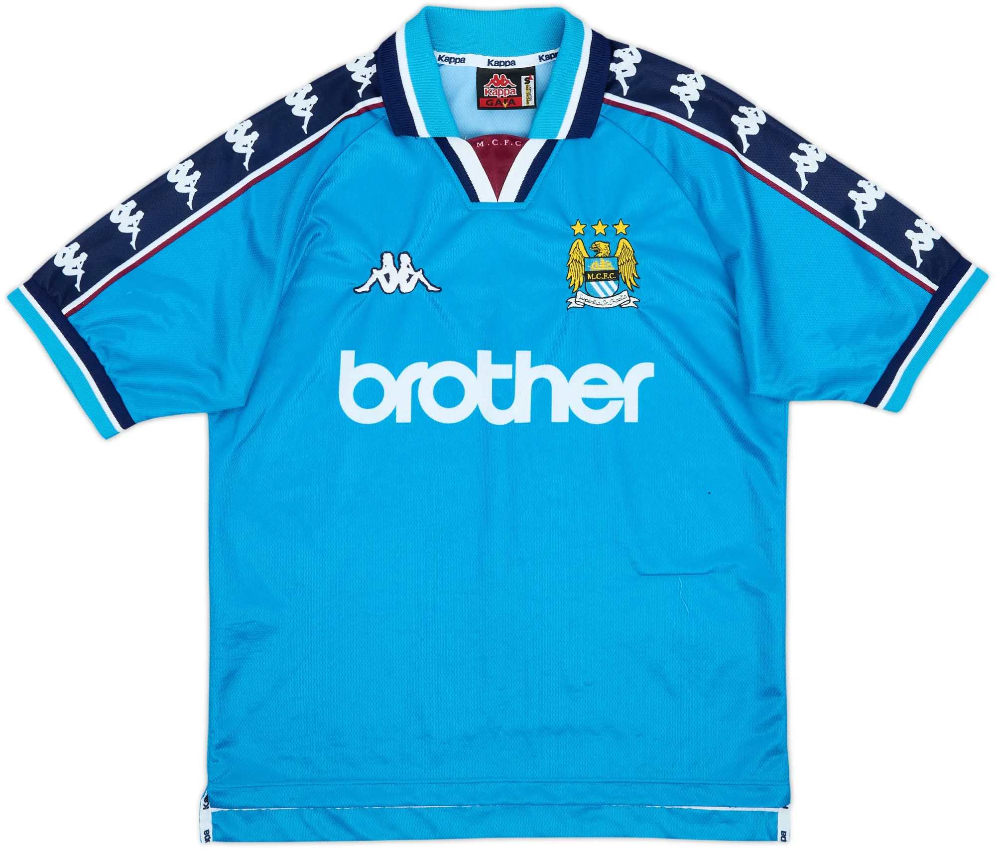 Kappa Manchester City Mens SS Home Shirt 1997/99
