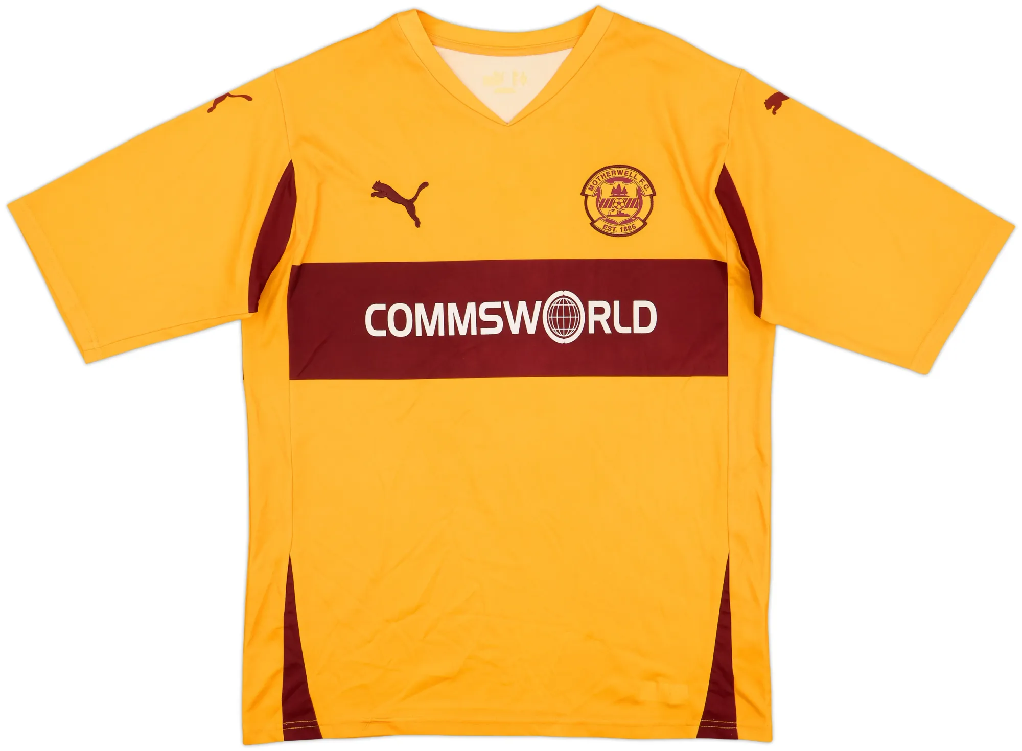 Puma Motherwell Mens SS Home Shirt 2010/11