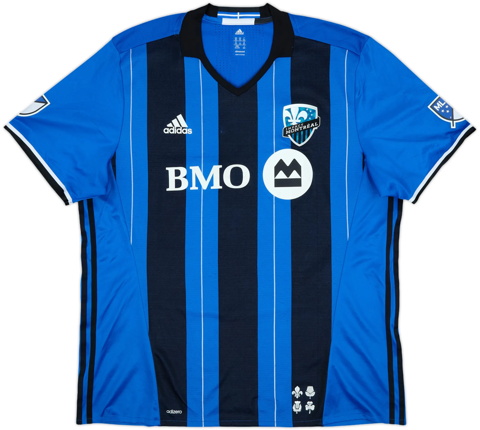 adidas Montreal Impact Mens SS Player Issue Home Shirt 2016