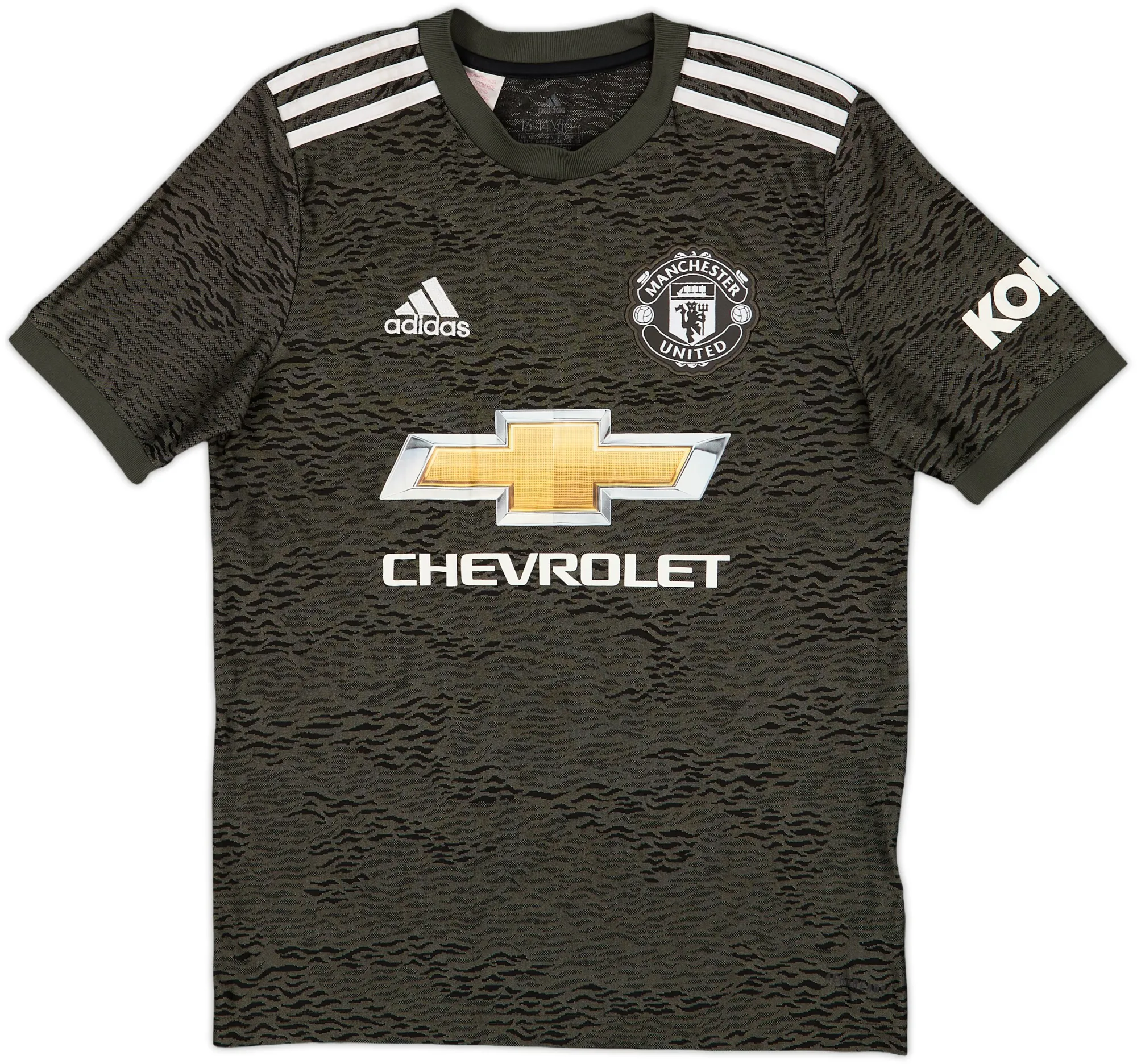 adidas Manchester United Boys SS Away Shirt 2020/21