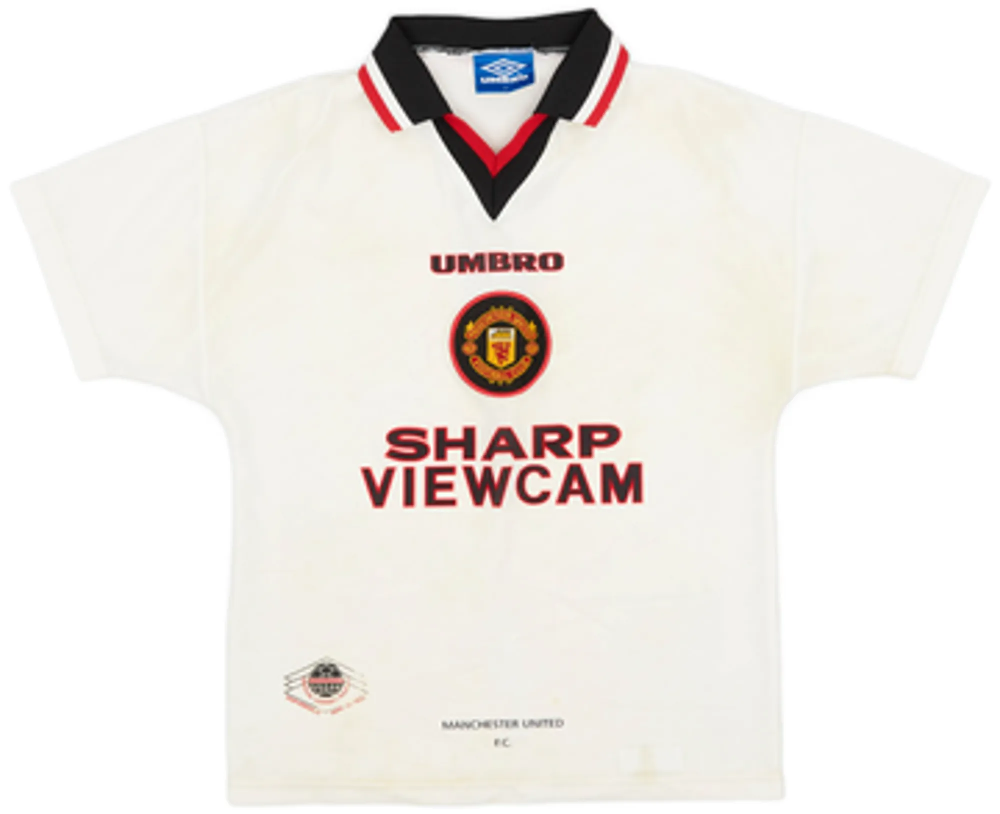 Umbro Manchester United Boys SS Away Shirt 1996/97