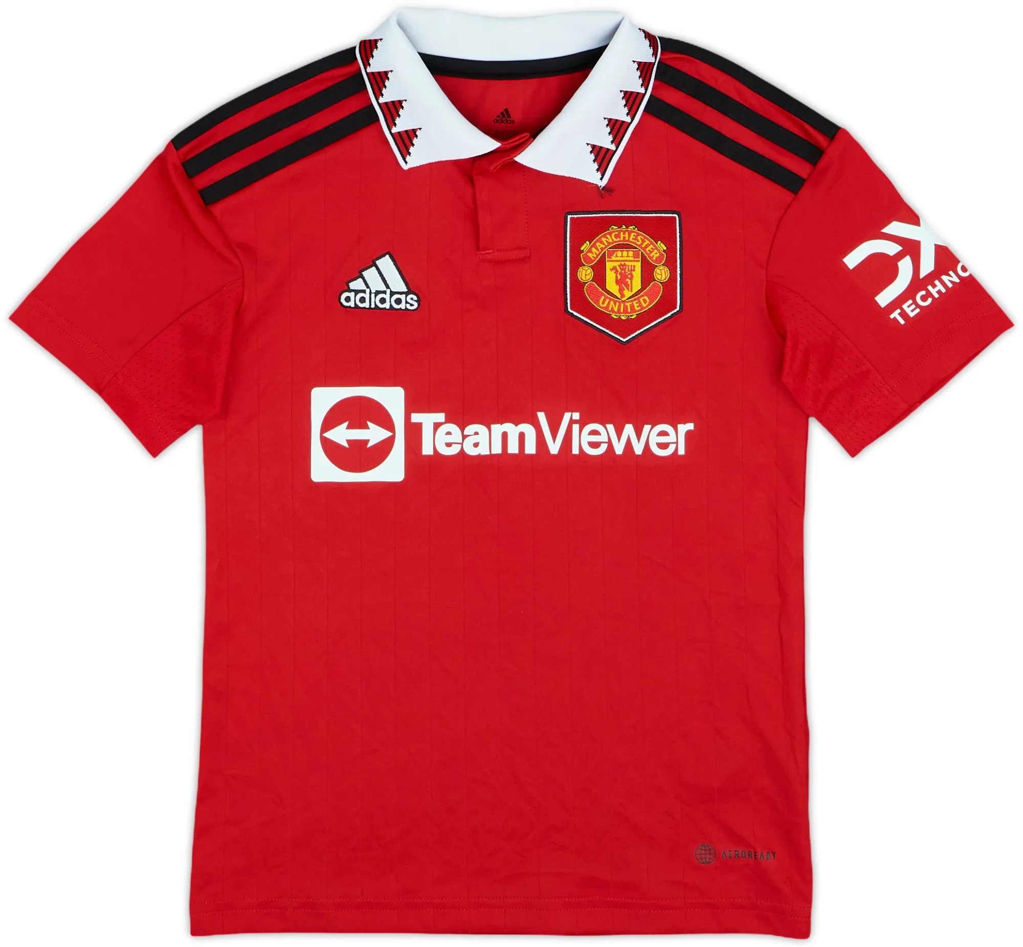 adidas Manchester United Boys SS Home Shirt 2022/23